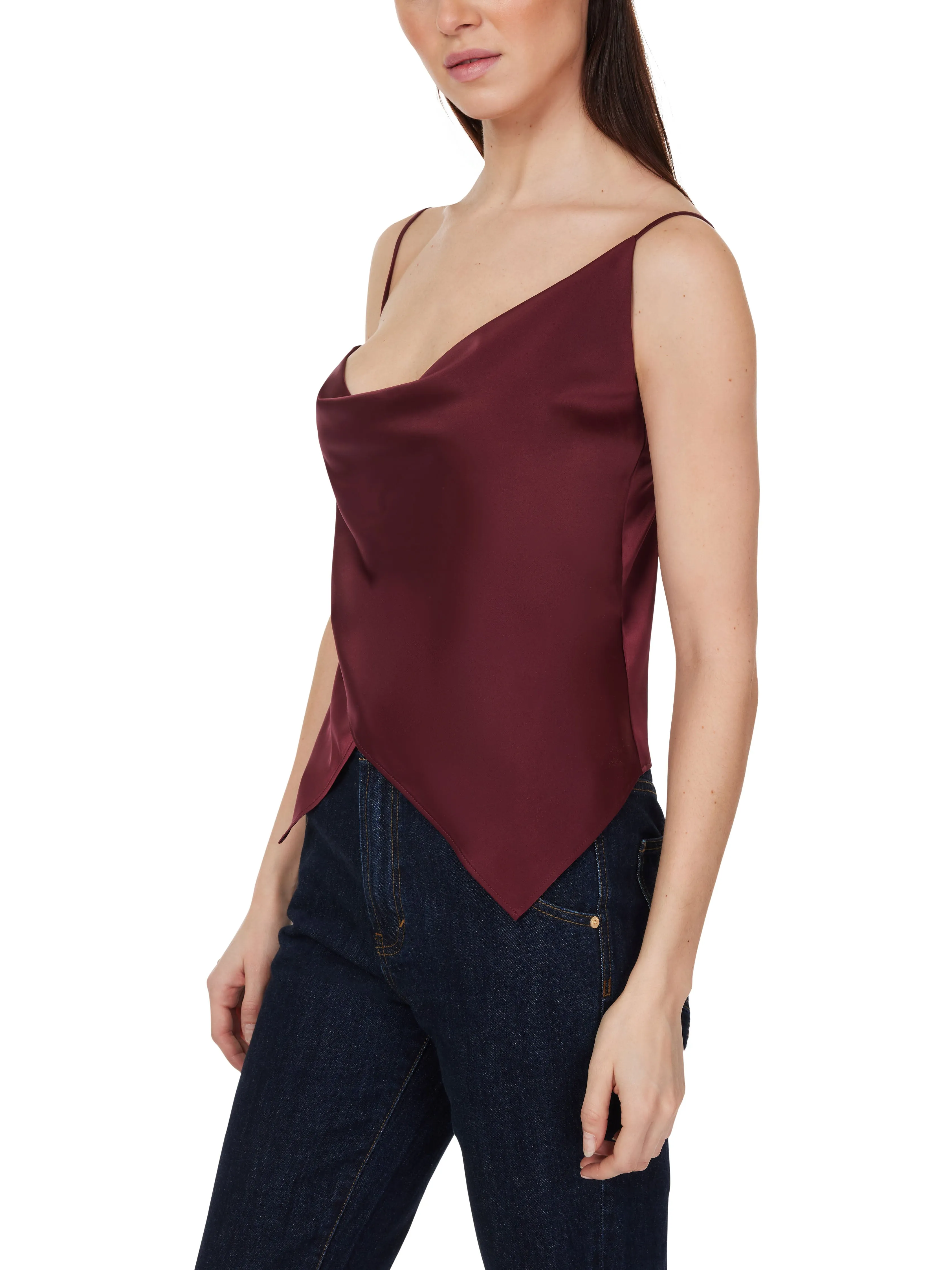 Satin Cowl Neck Cami sold by Habitual product image thumbnail 5