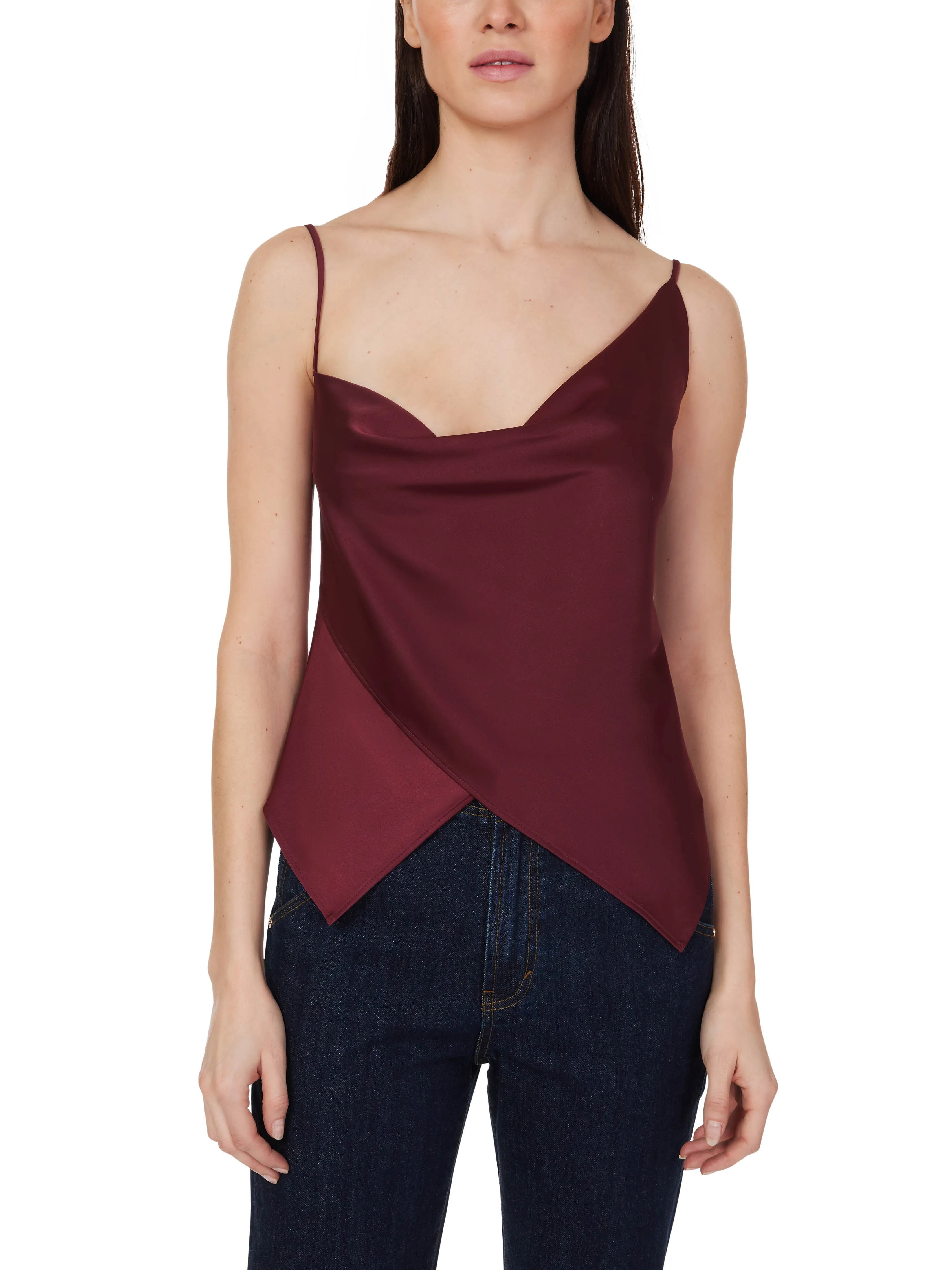 Satin Cowl Neck Cami sold by Habitual product image thumbnail 4