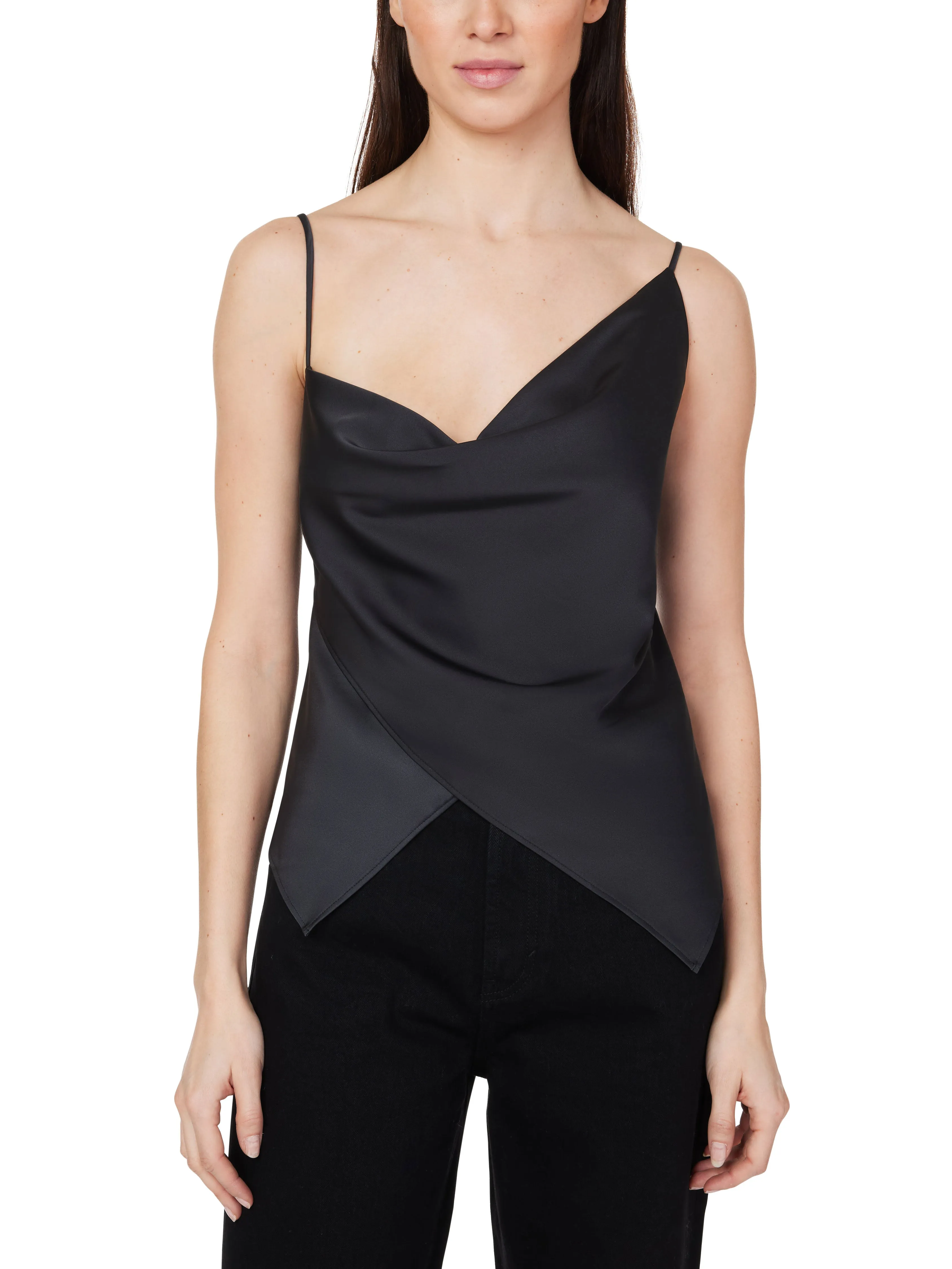 Satin Cowl Neck Cami sold by Habitual