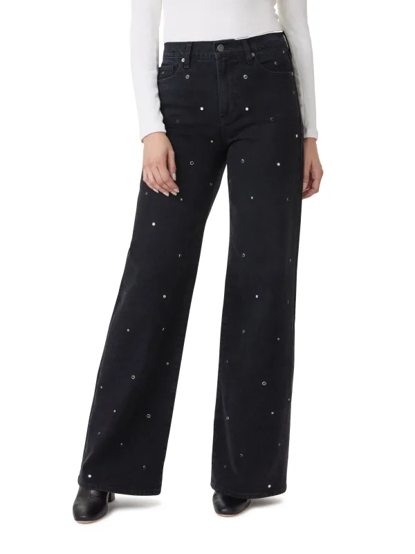 Wide Leg Grommet Jeans sold by Habitual