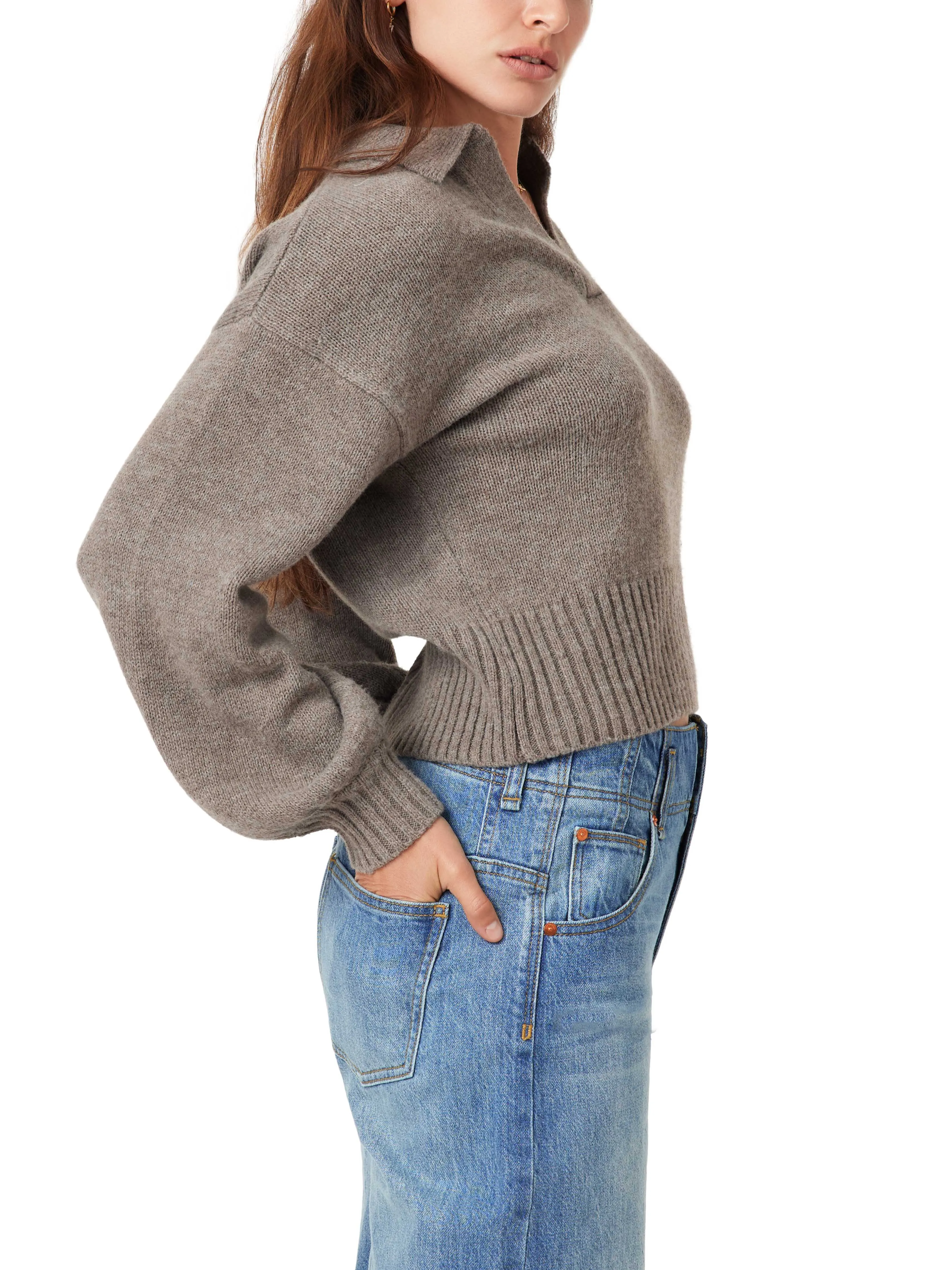 Collared Long Sleeve Sweater sold by Habitual product image thumbnail 2