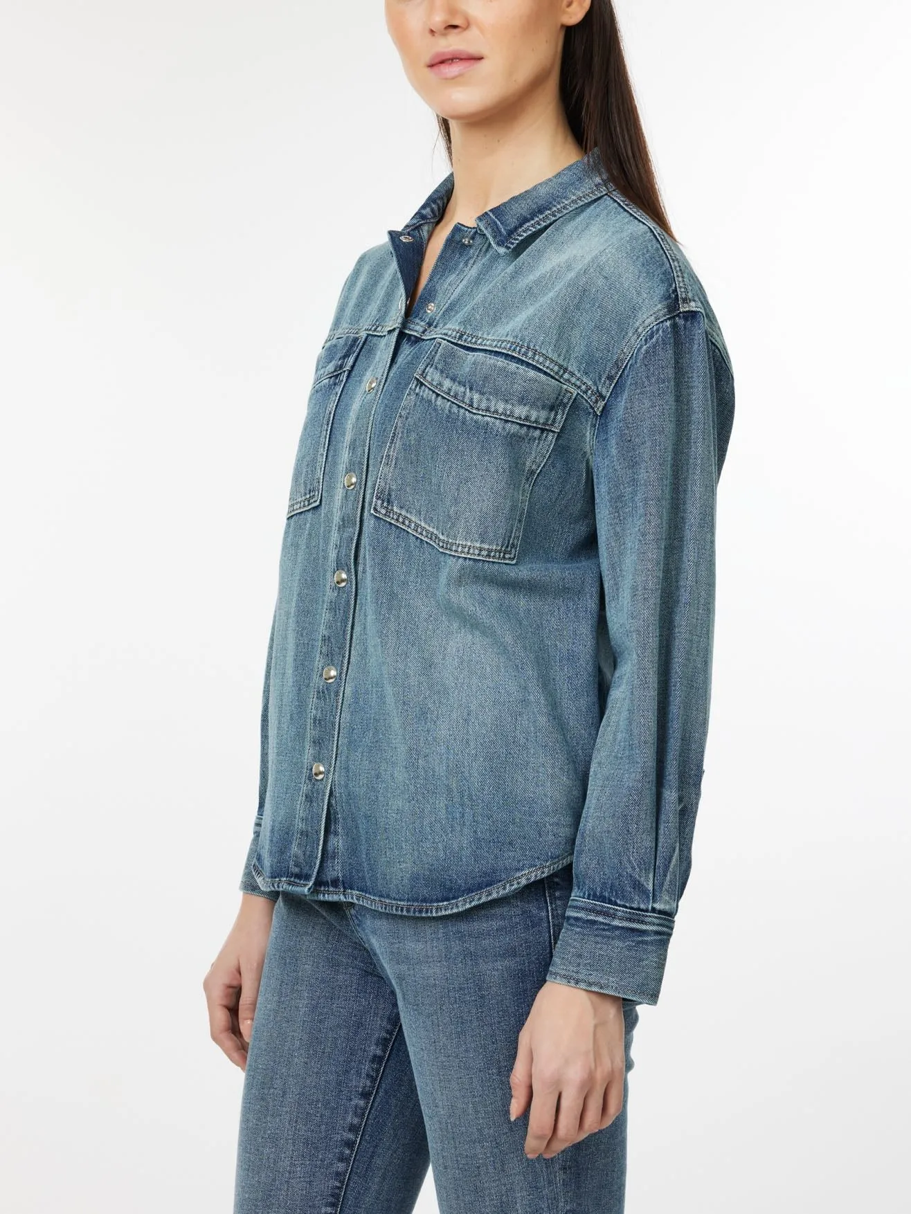 Oversized Denim Shirt sold by Habitual product image thumbnail 2