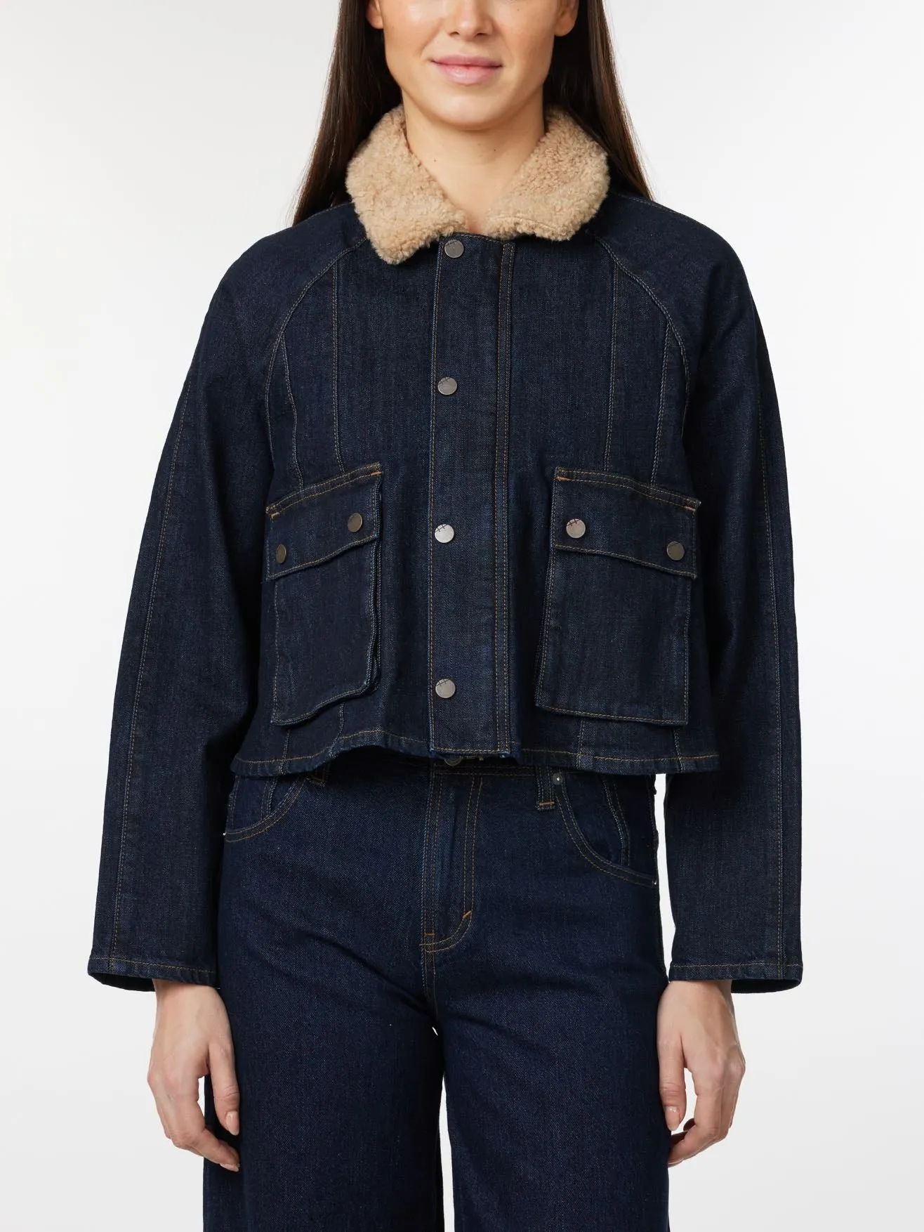 Cropped Barn Jacket sold by Habitual product image thumbnail 4