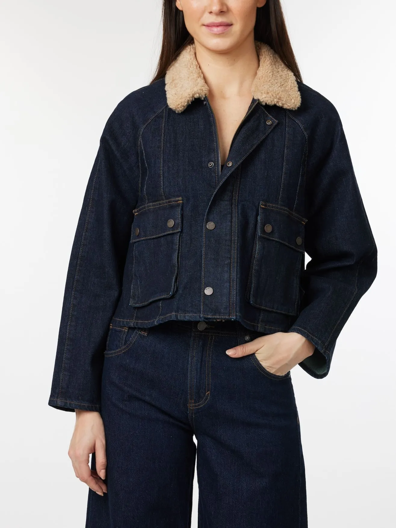 Cropped Barn Jacket sold by Habitual