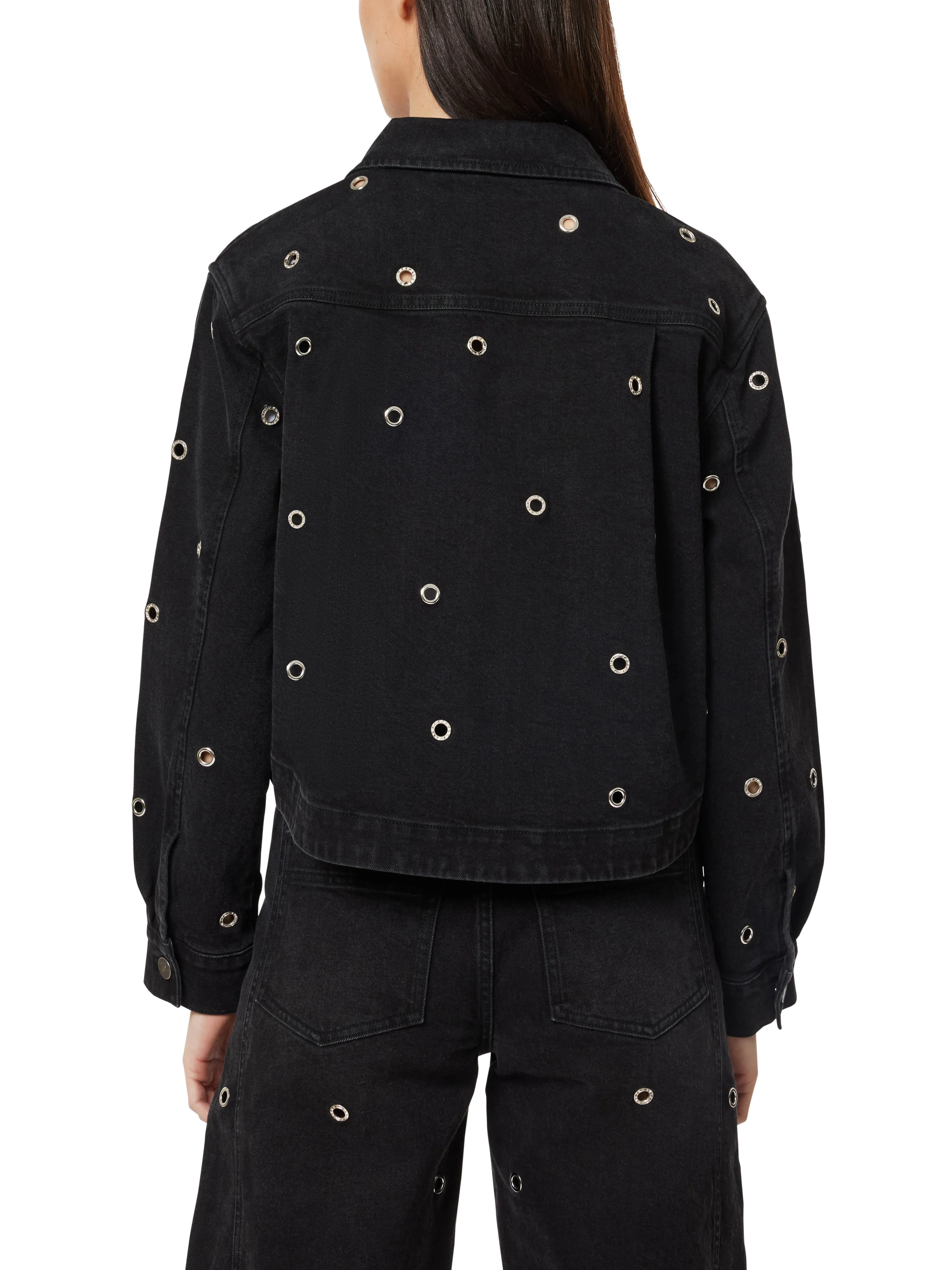 Embellished Cropped Swingy Oversized Jacket sold by Habitual product image thumbnail 3