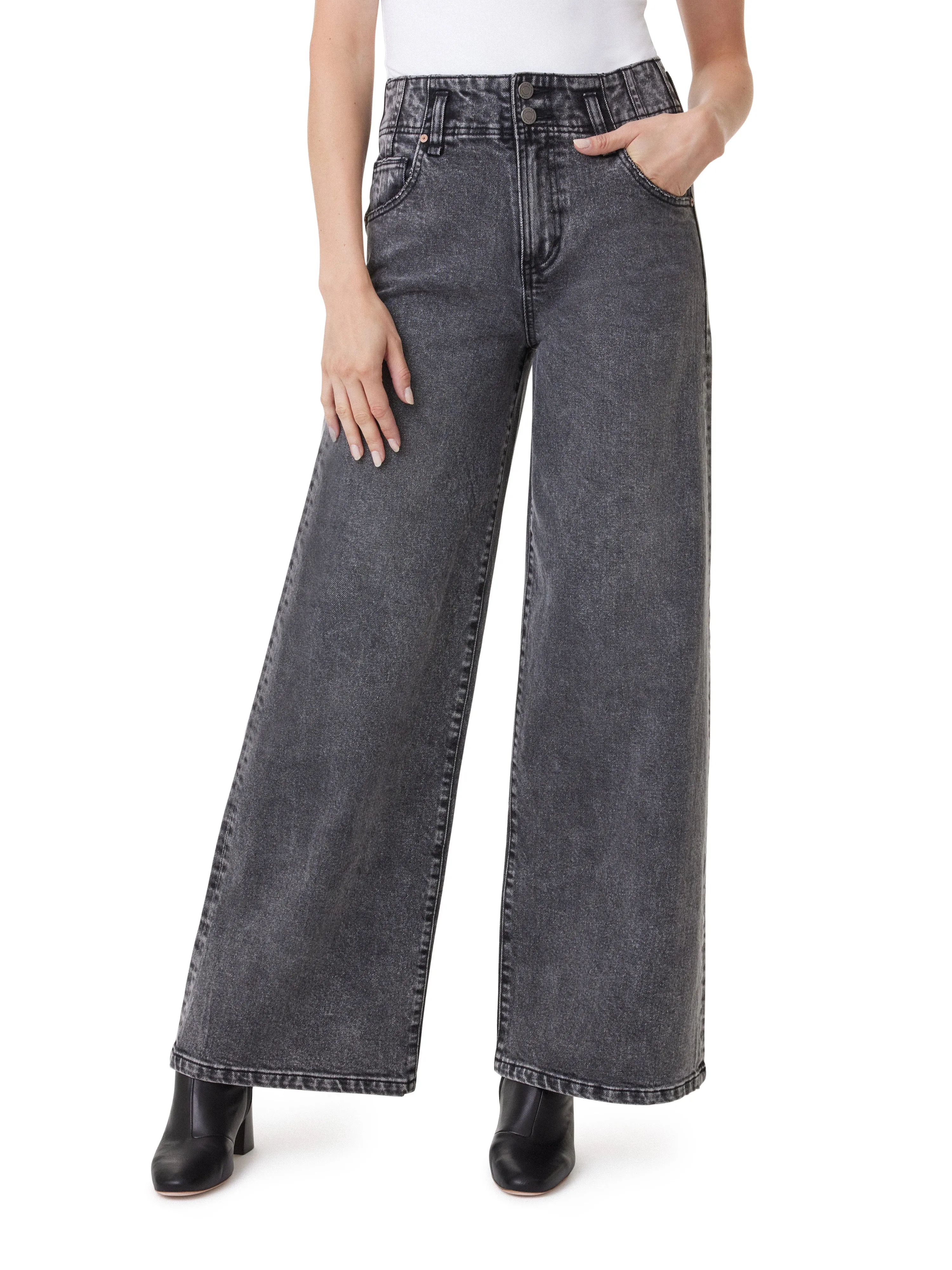 Easton Extended Wide Leg Jeans sold by Habitual product image thumbnail 4