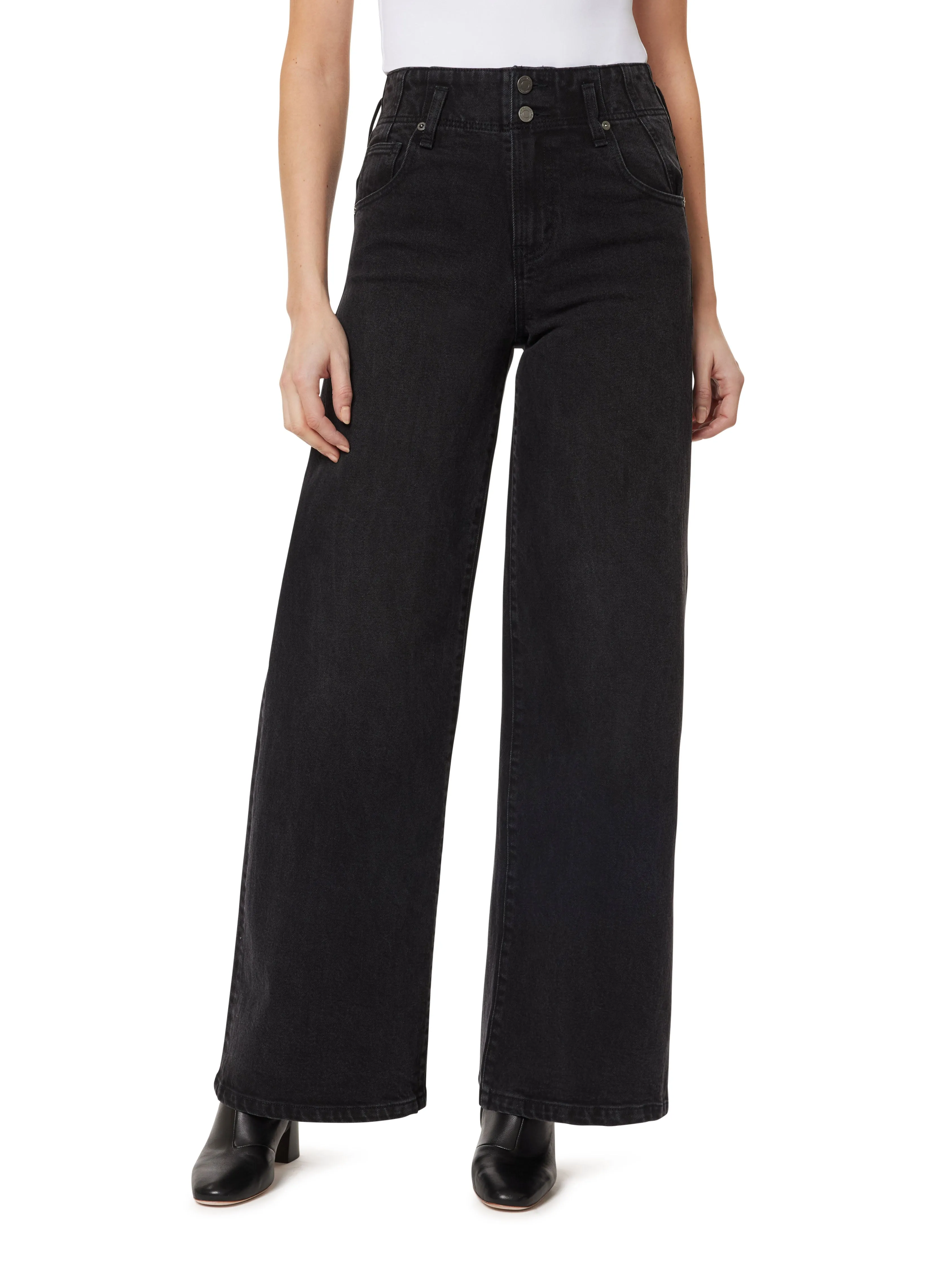 Easton Extended Wide Leg Jeans sold by Habitual