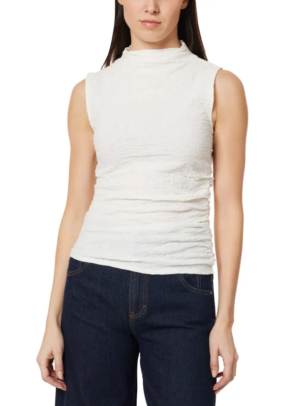 Sleeveless Gathered Top sold by Habitual