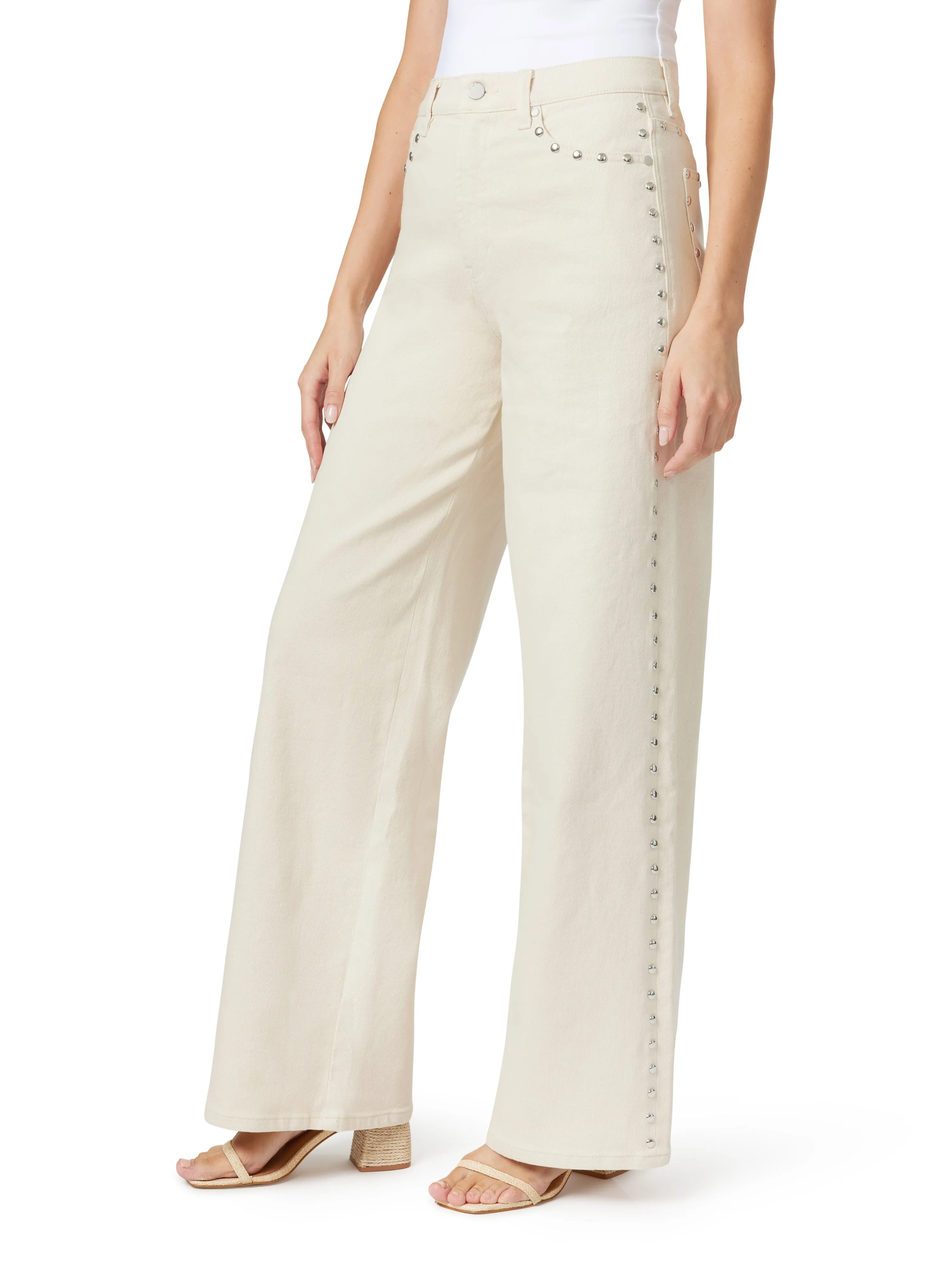 Gemma Studded Wide Leg Jeans sold by Habitual product image thumbnail 2