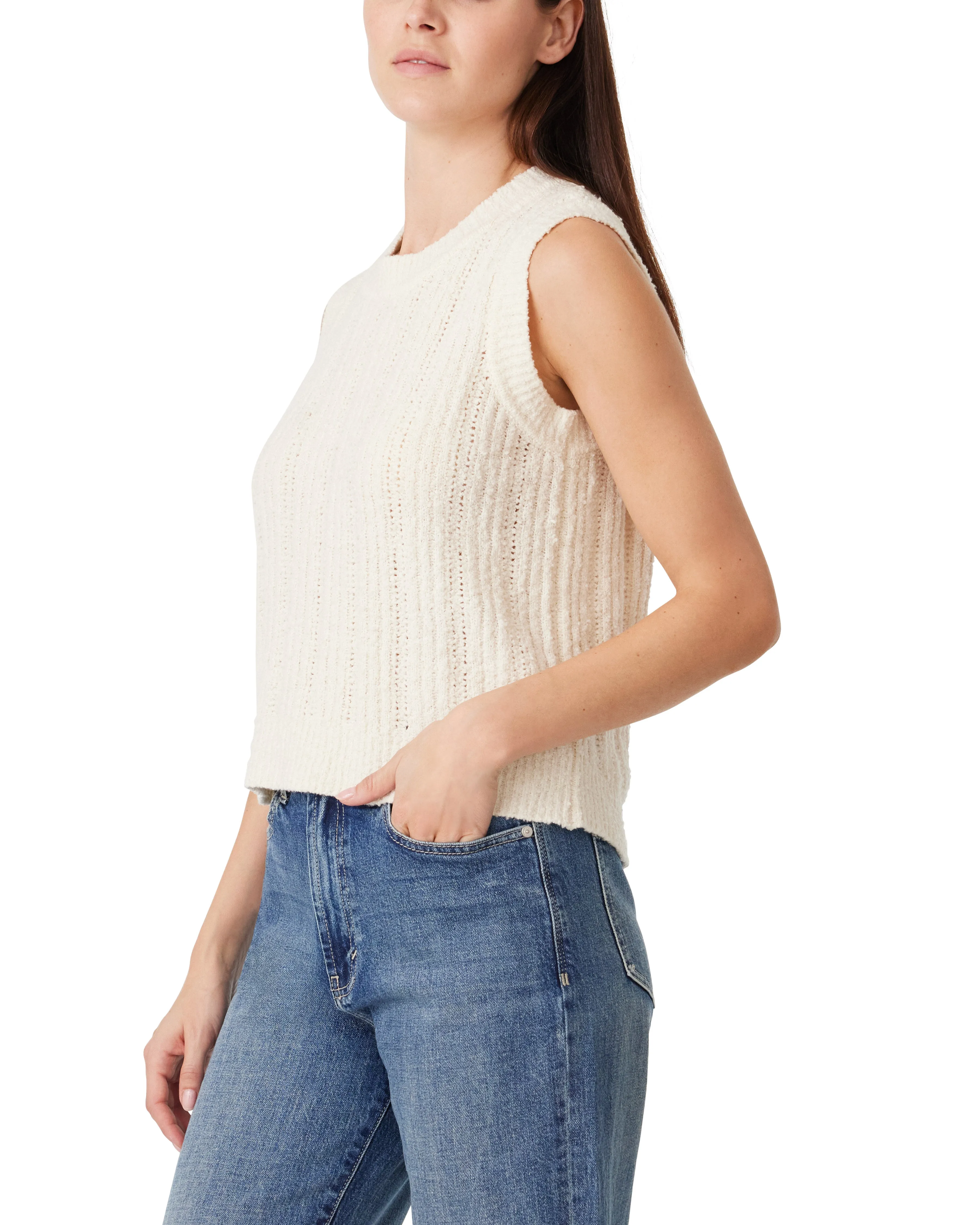 Sleeveless Crewneck Sweater sold by Habitual product image thumbnail 2