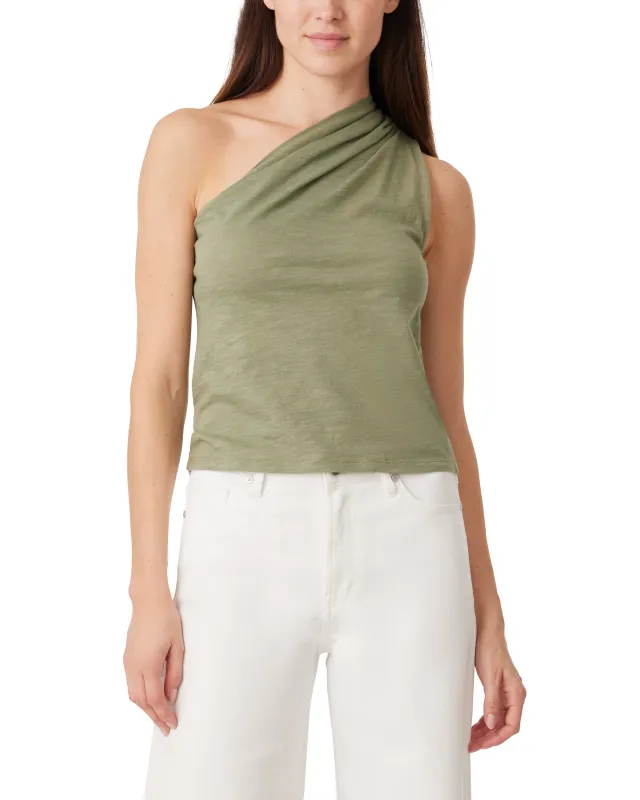 One-Shoulder Knit Top sold by Habitual