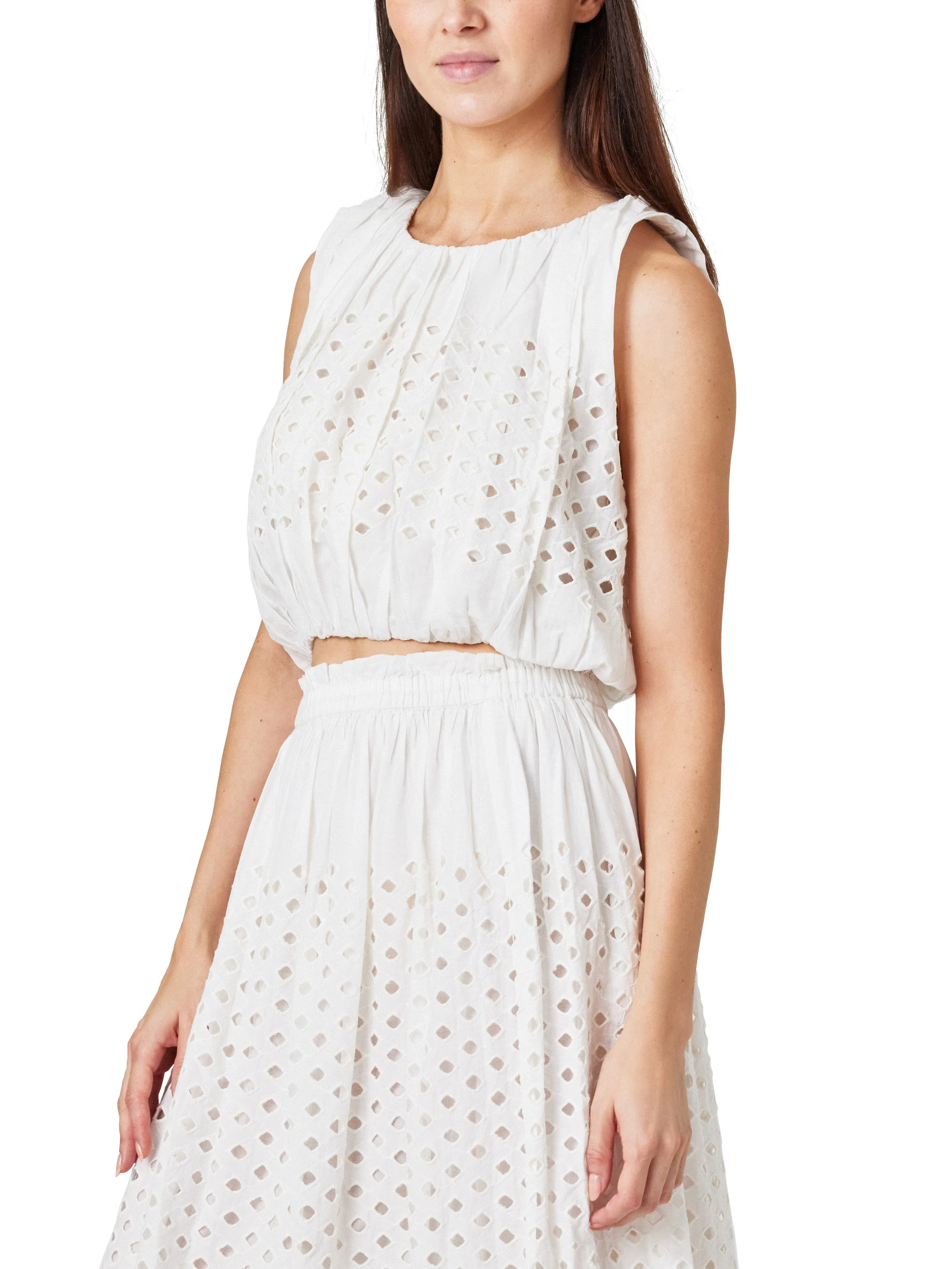 Crop Eyelet Top sold by Habitual product image thumbnail 2