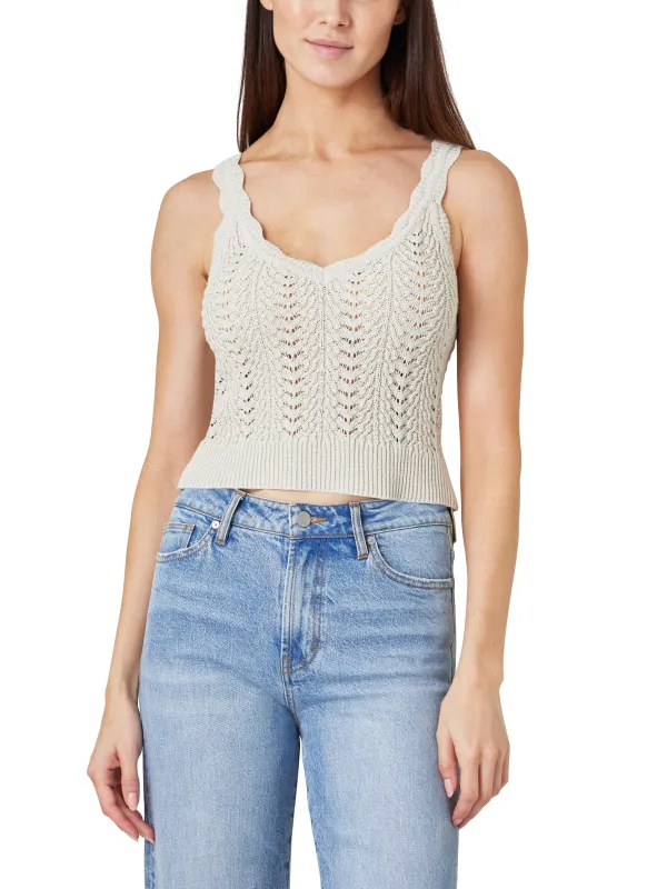 V Neck Sweater Tank sold by Habitual