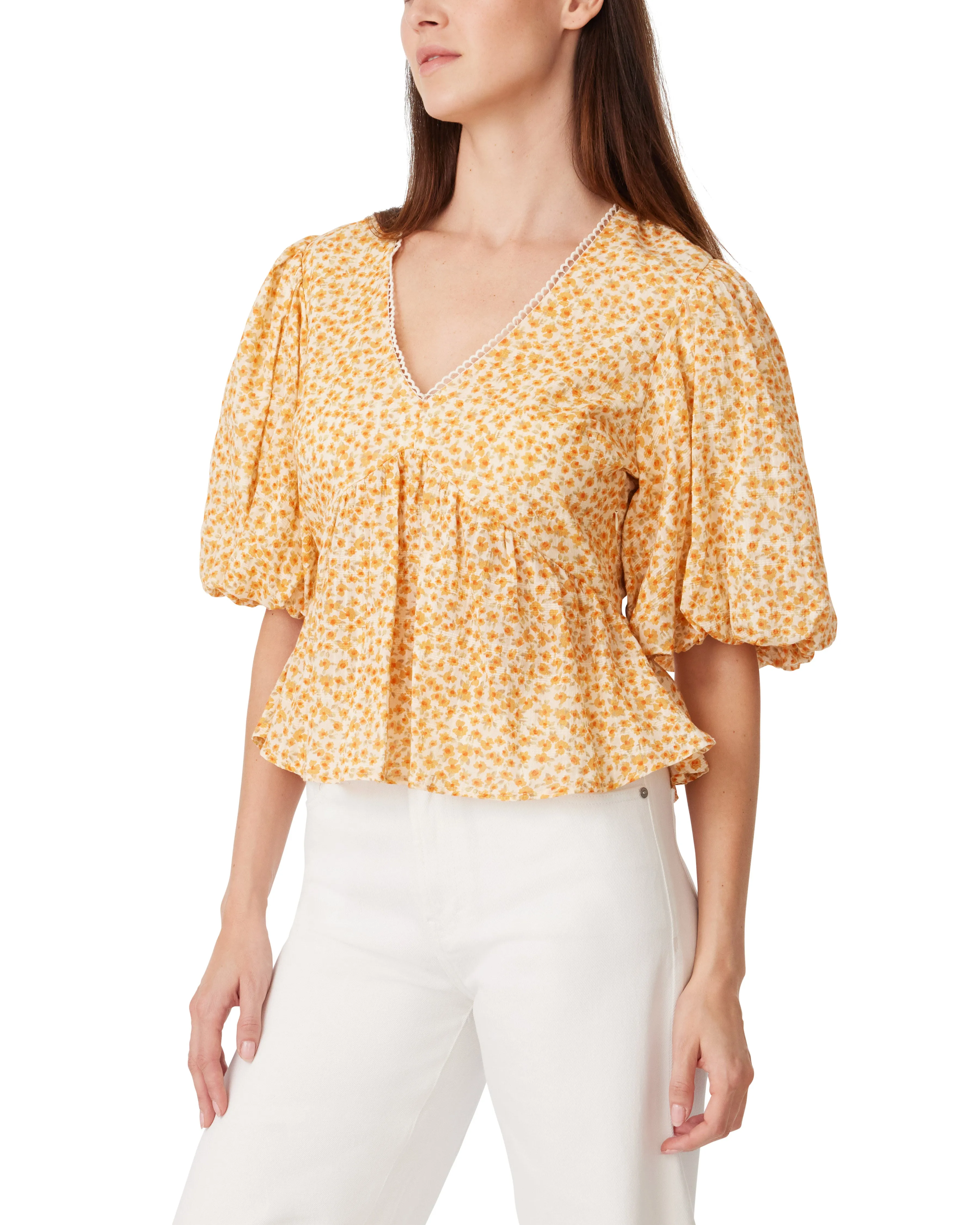 Balloon Short Sleeve Blouse sold by Habitual product image thumbnail 2