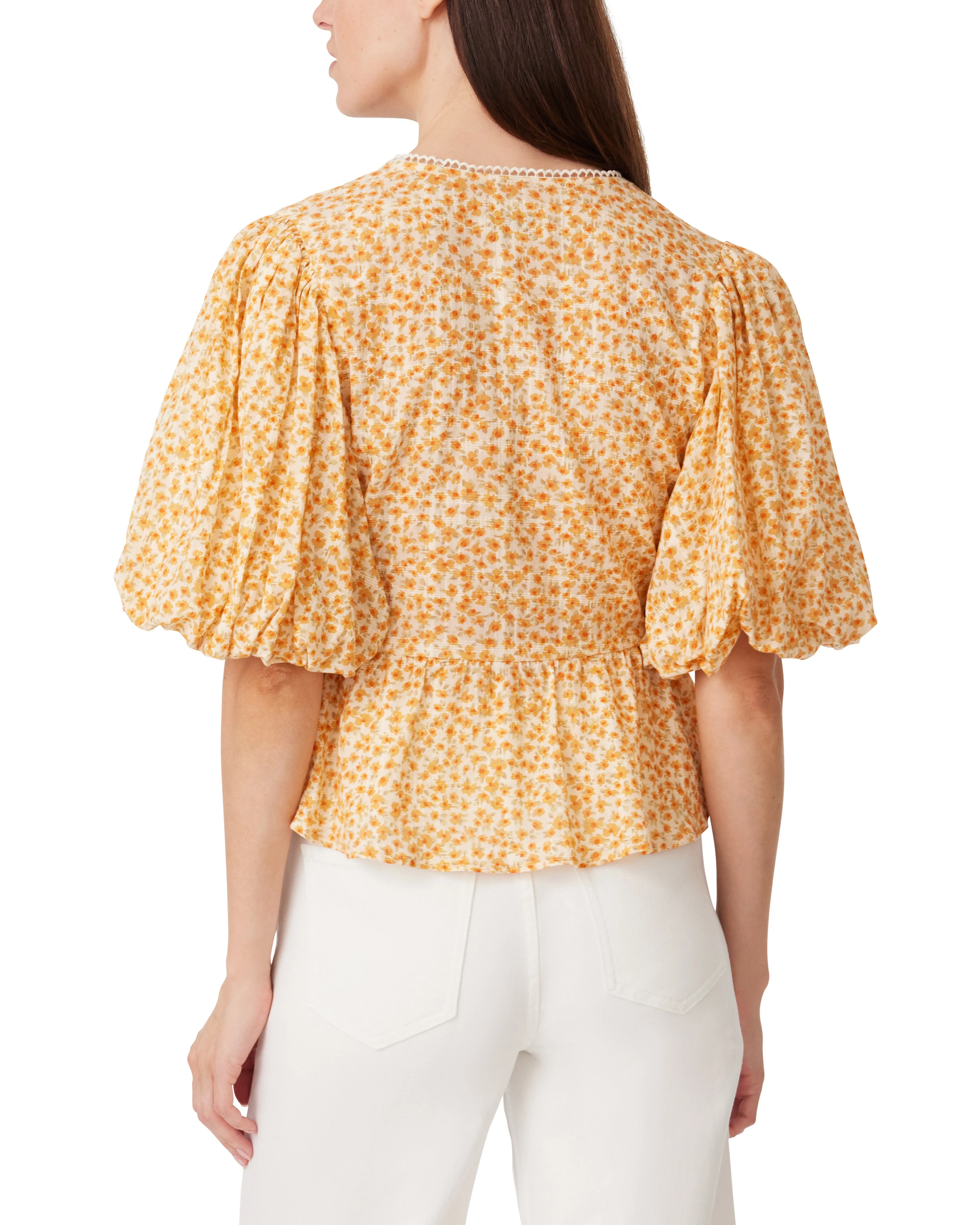 Balloon Short Sleeve Blouse sold by Habitual product image thumbnail 3