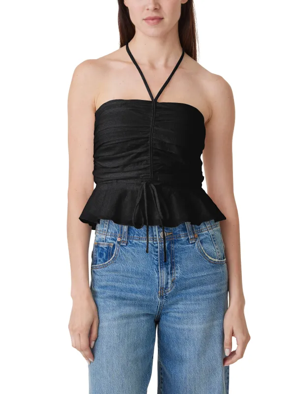Shirred Halter Top sold by Habitual