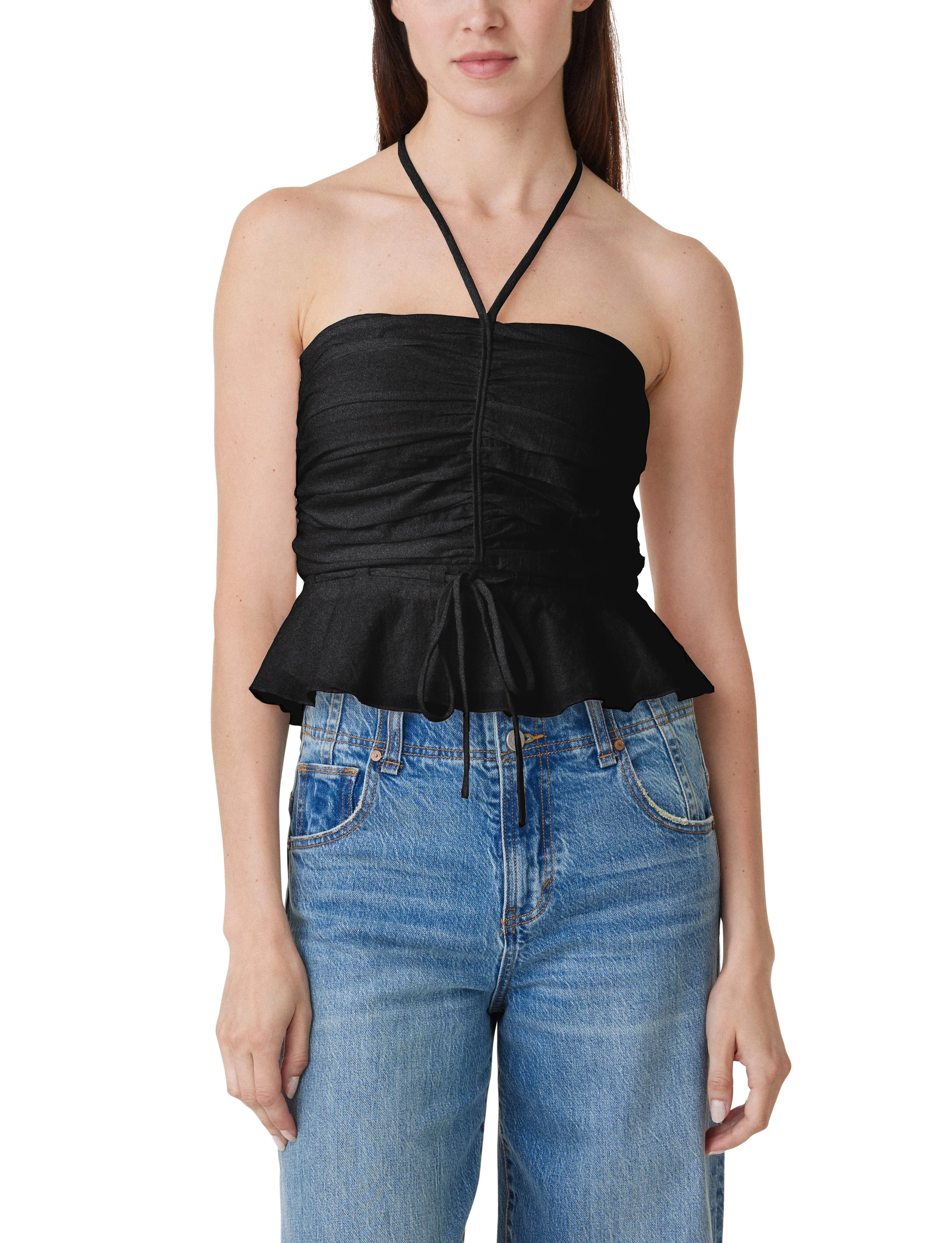 Shirred Halter Top sold by Habitual