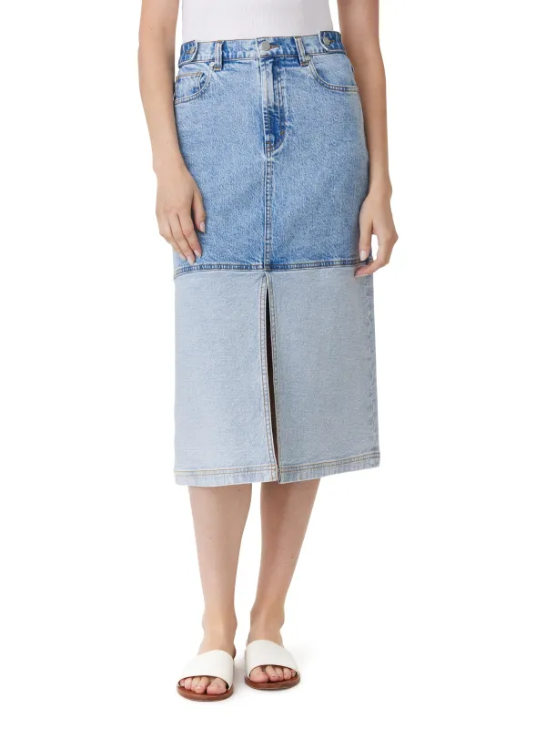 Midi Denim Skirt sold by Habitual