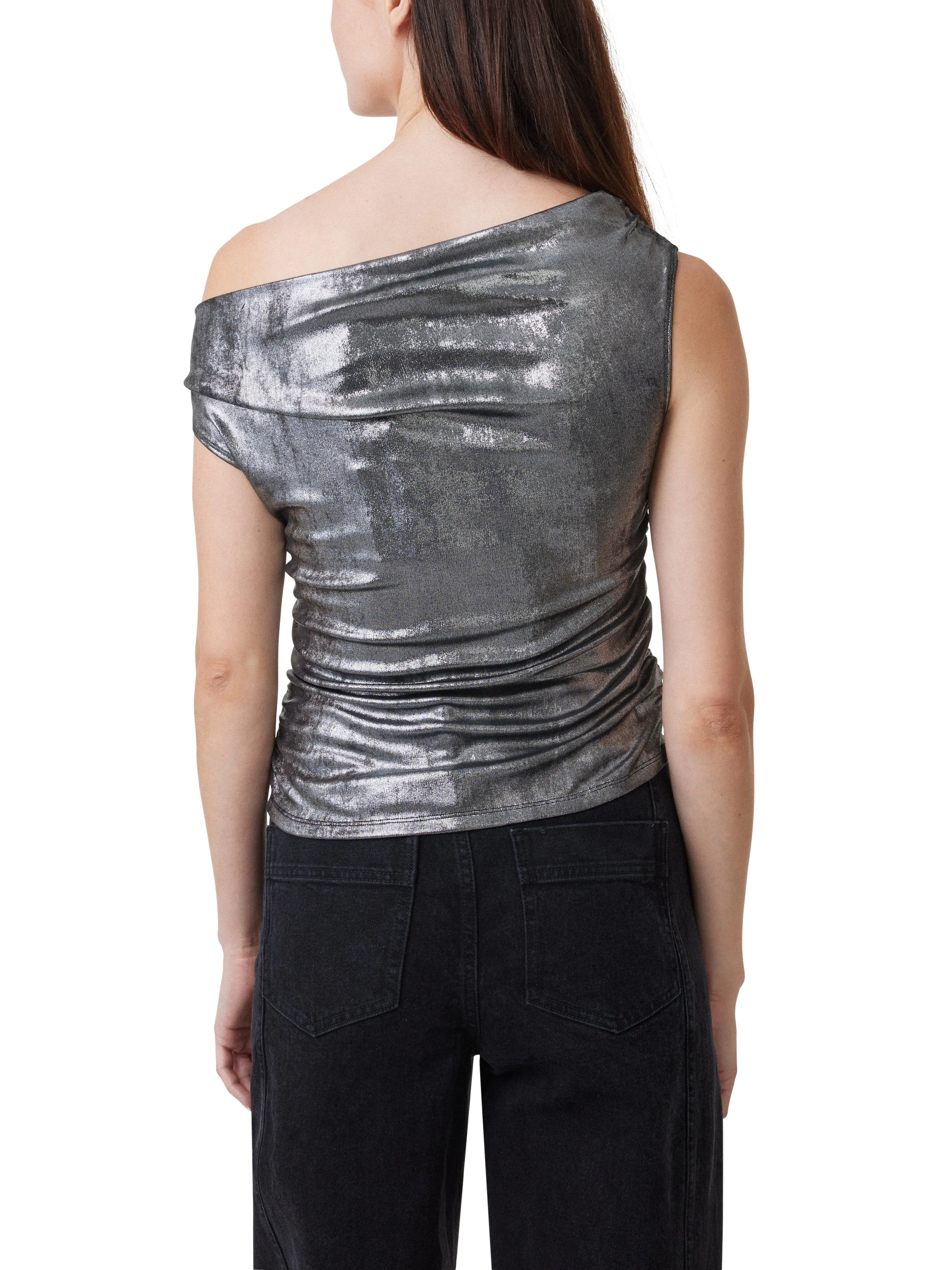 Off The Shoulder Knit Shimmer Top sold by Habitual product image thumbnail 3