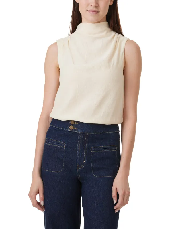 Funnel Neck Sleevless Top sold by Habitual