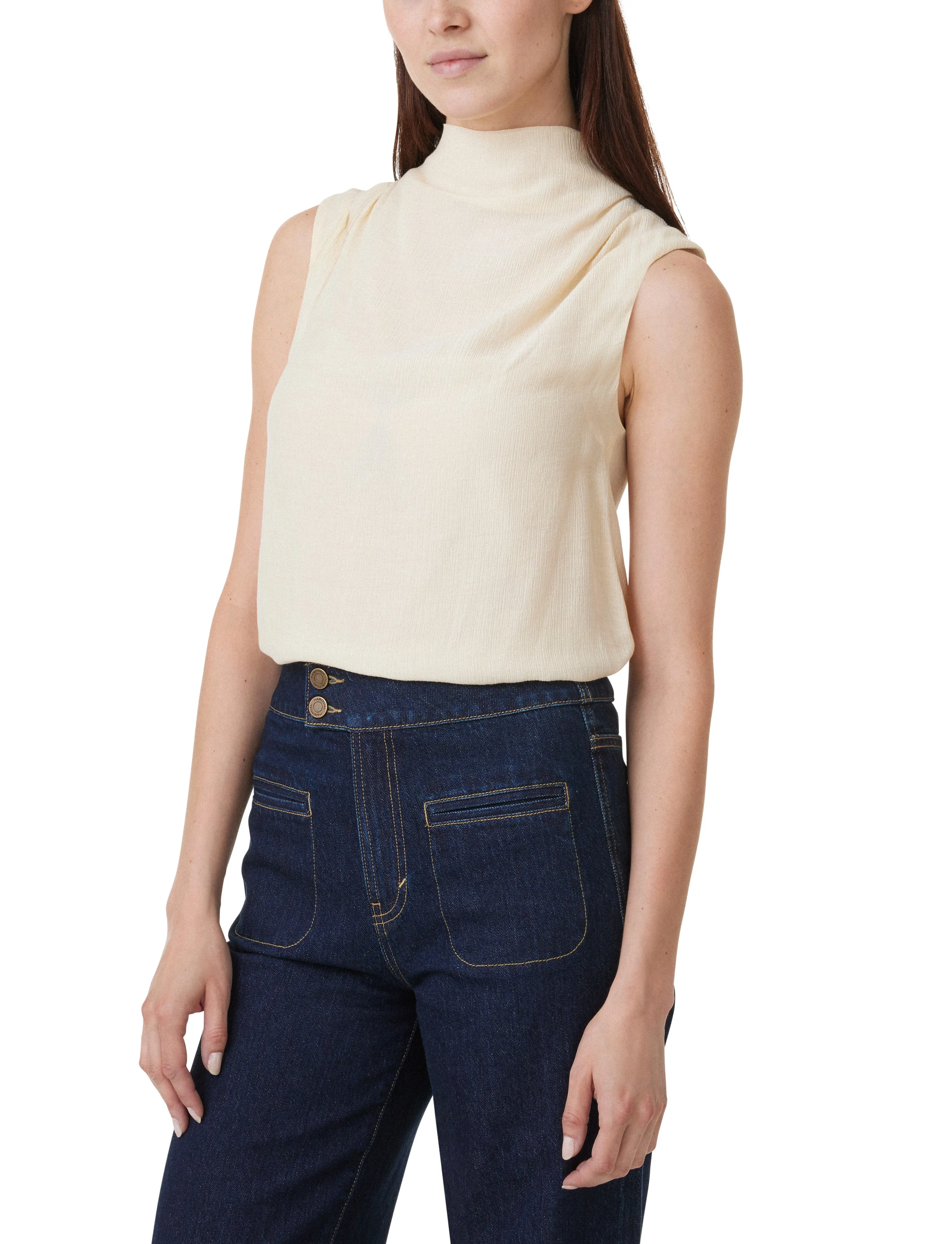 Funnel Neck Sleevless Top sold by Habitual product image thumbnail 2