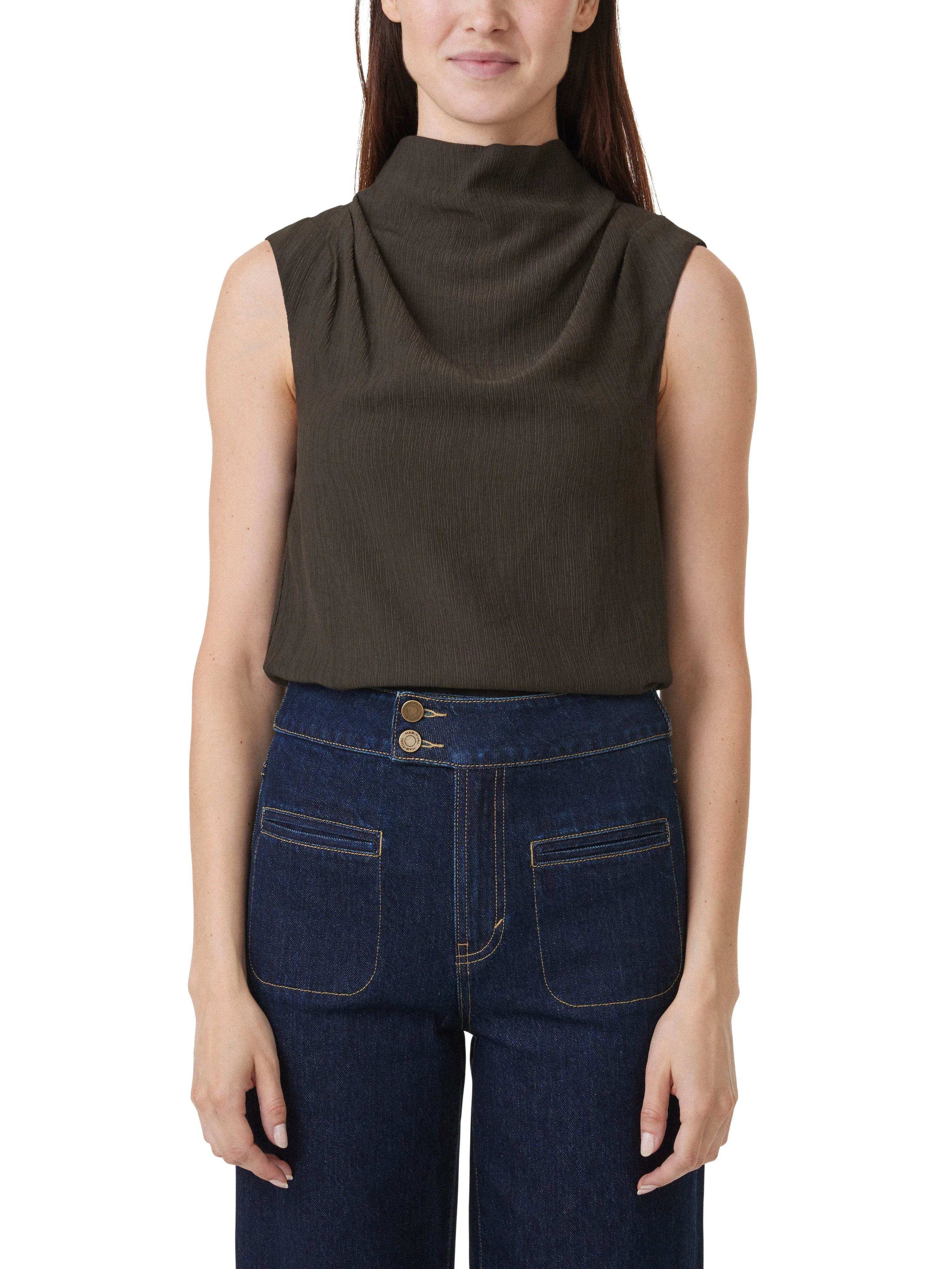 Funnel Neck Sleevless Top sold by Habitual product image thumbnail 4