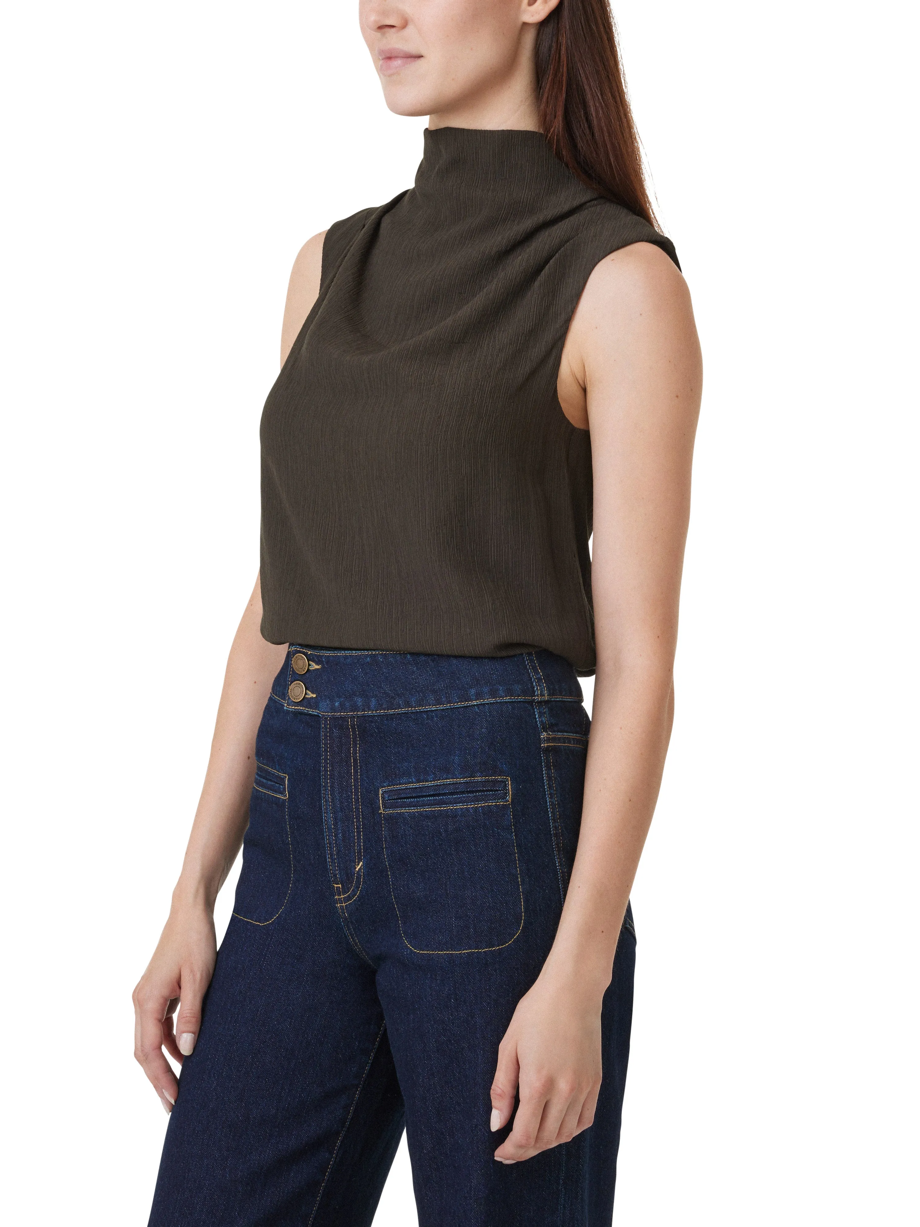 Funnel Neck Sleevless Top sold by Habitual product image thumbnail 5