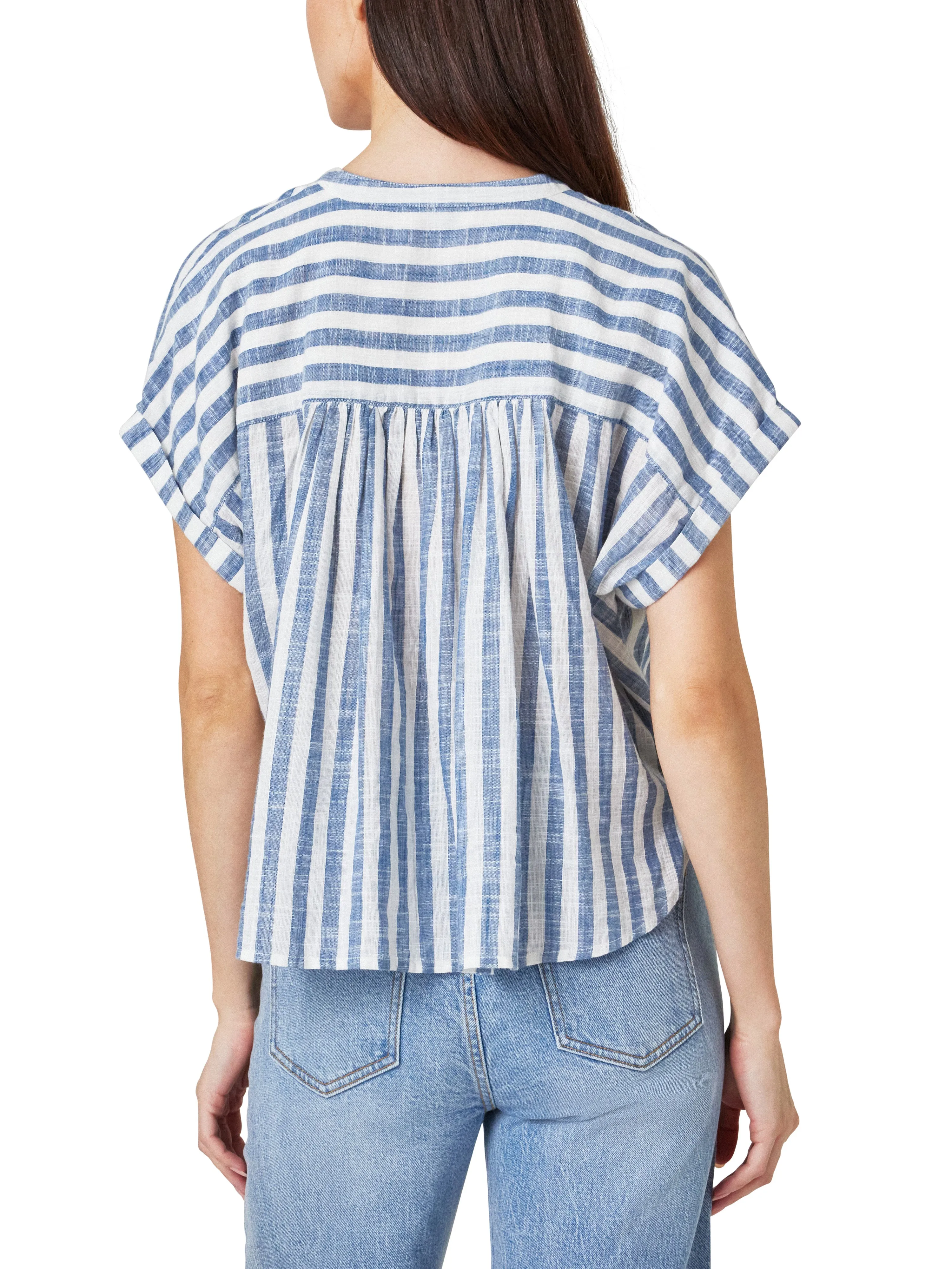 Stripe Placket Blouse sold by Habitual product image thumbnail 3