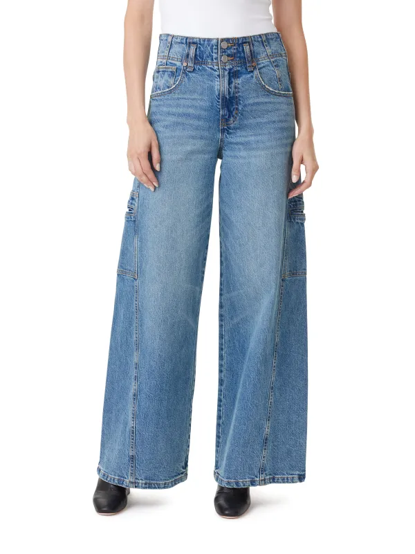 Cargo Extra Wide Leg Jeans sold by Habitual