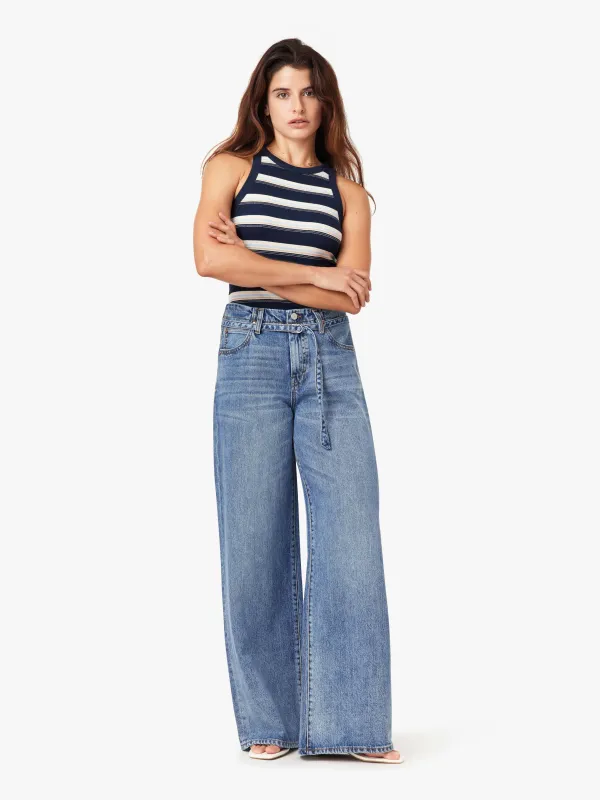 Brynn Belted Wide Leg Jeans made by Habitual