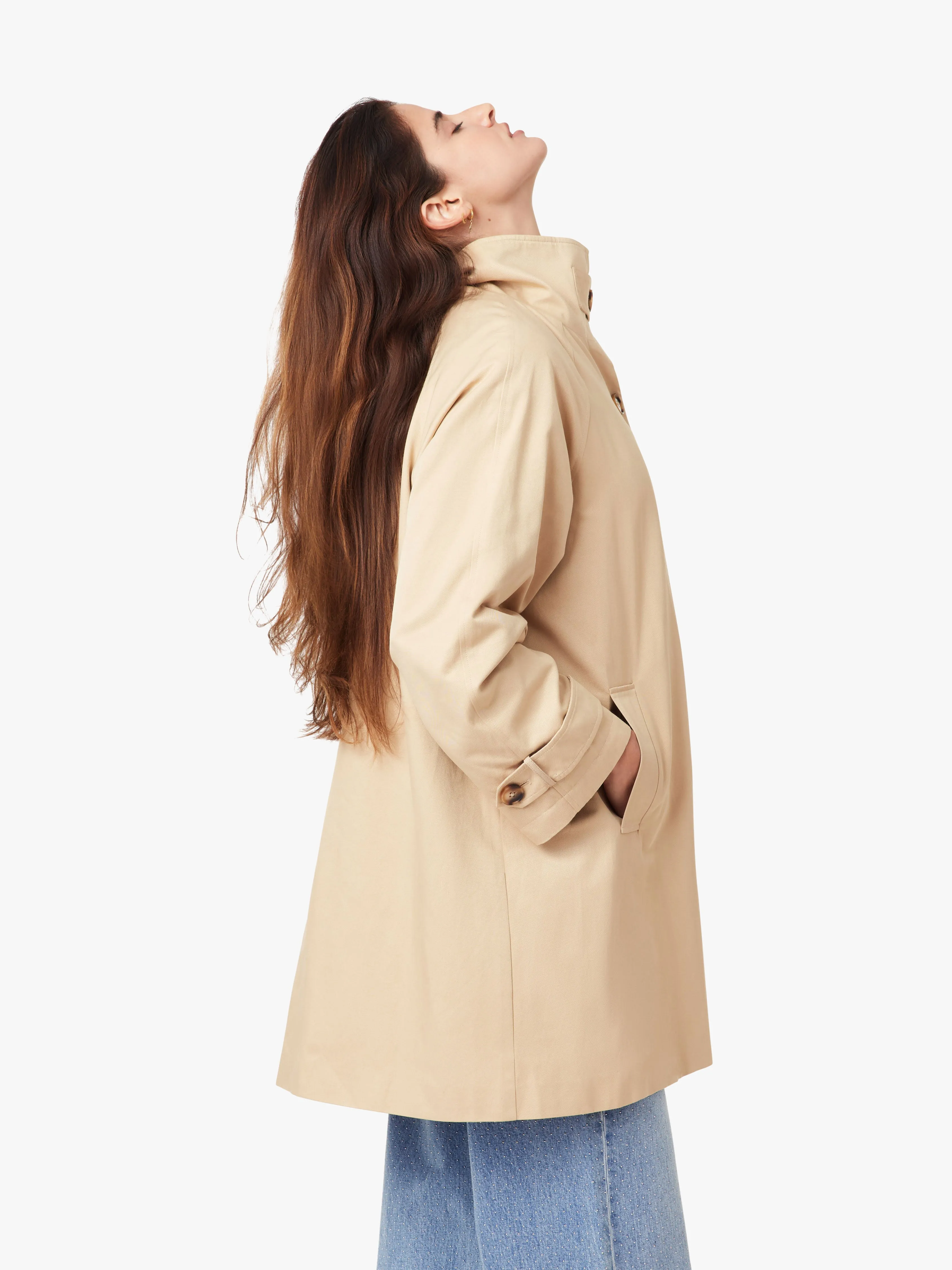 High Neck Trench Coat sold by Habitual product image thumbnail 2