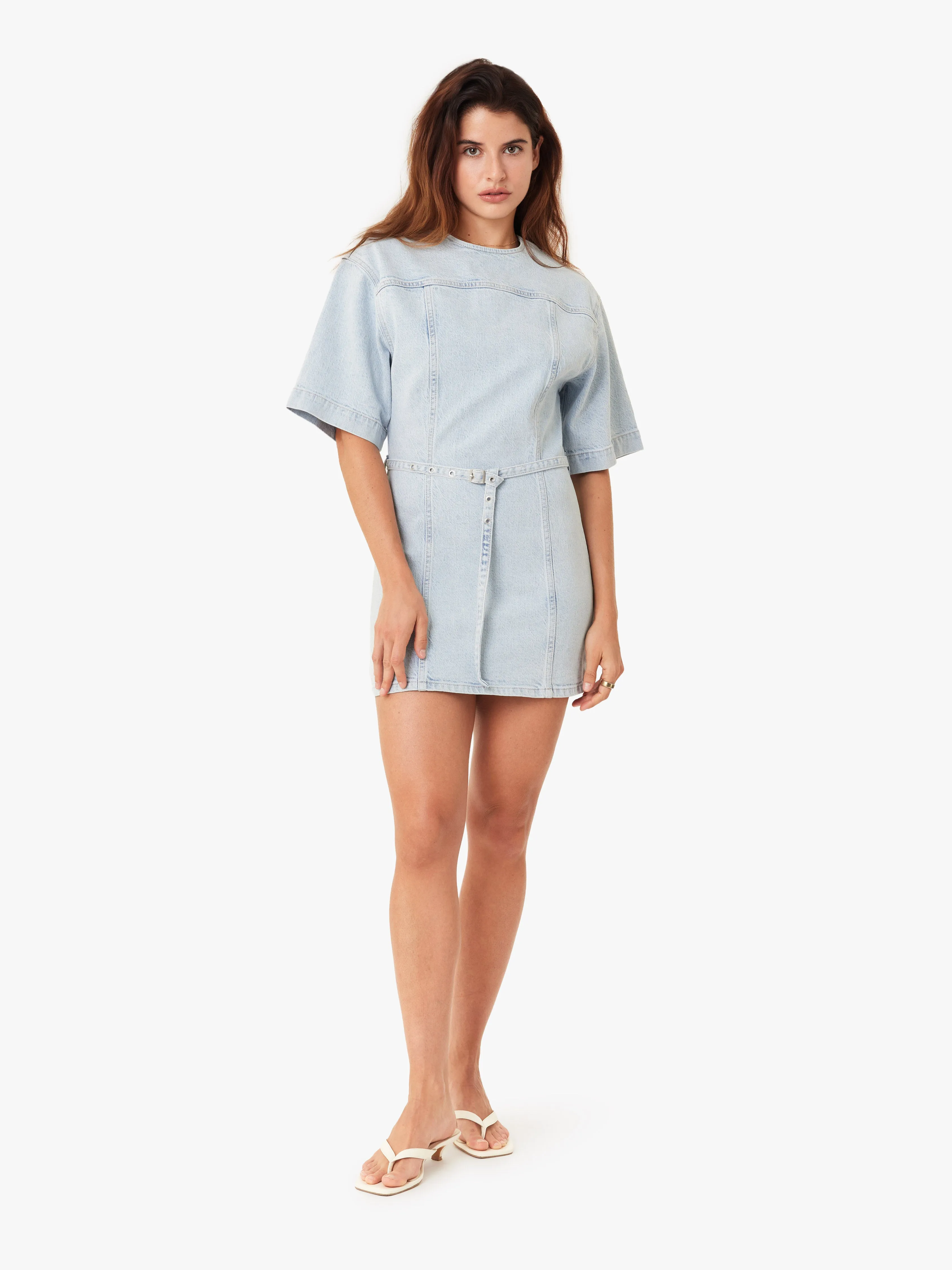 Belted Mini Dress sold by Habitual product image thumbnail 4