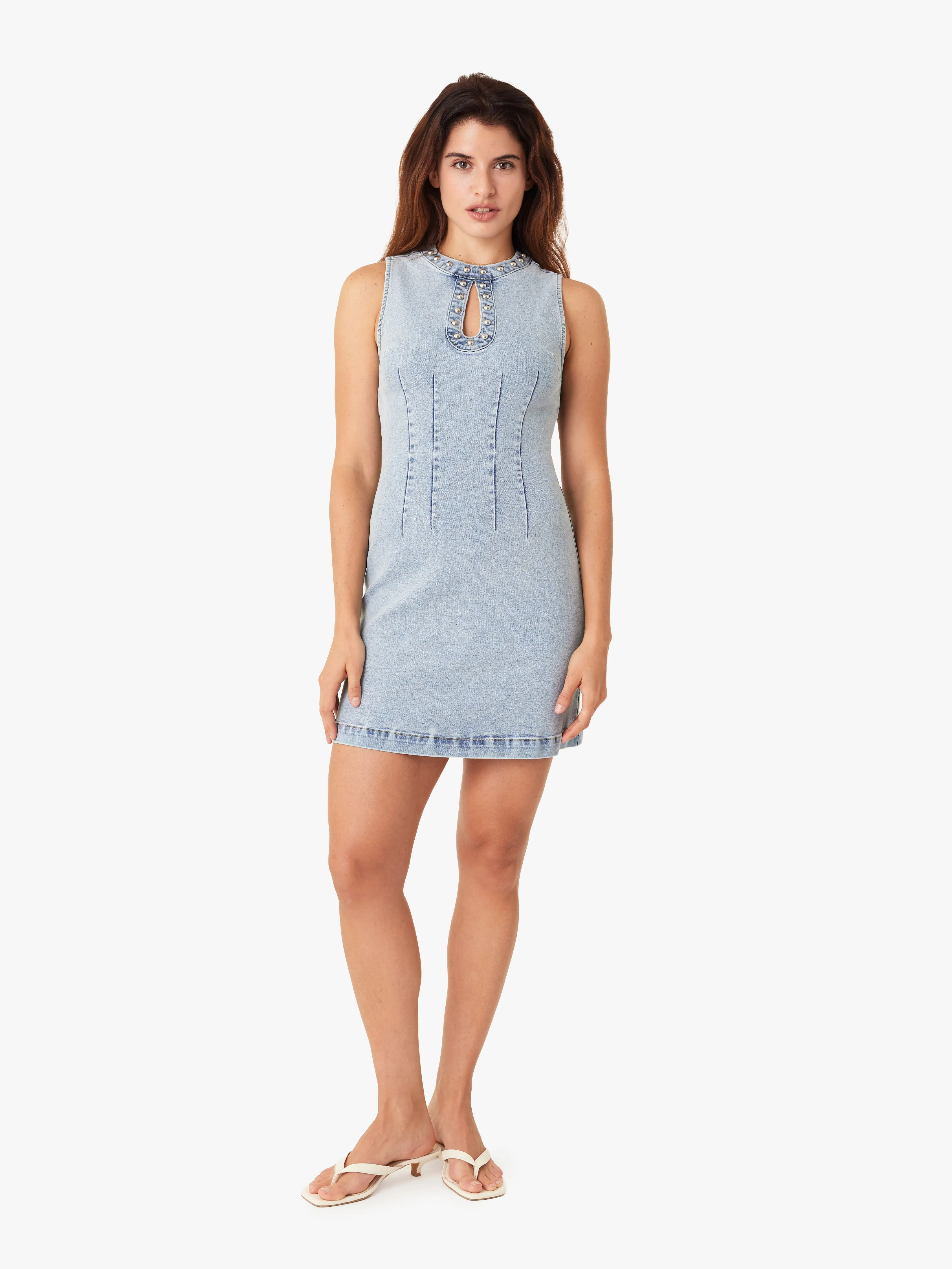 Studded Mini Dress sold by Habitual