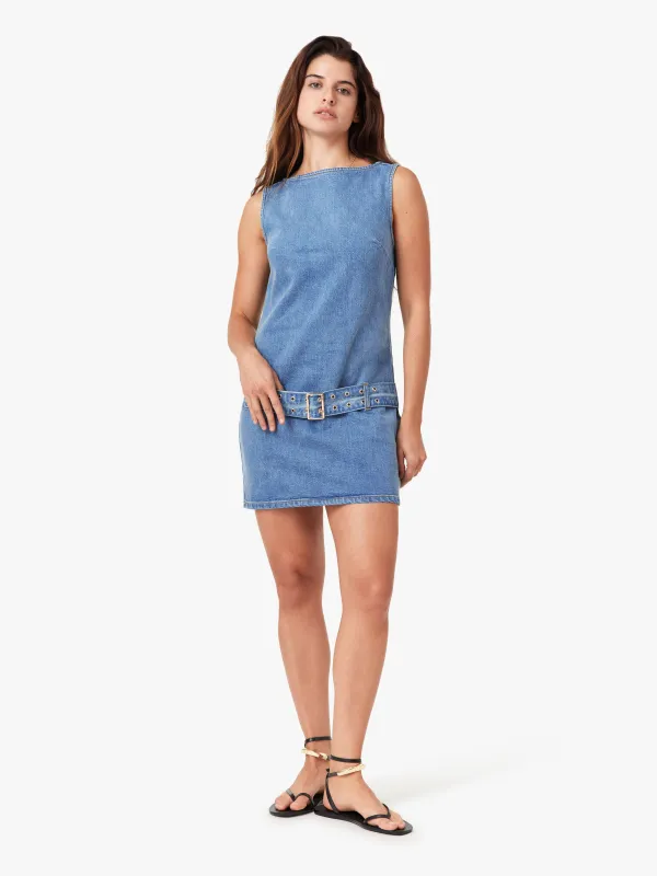 Sleeveless Belted Mini Dress made by Habitual