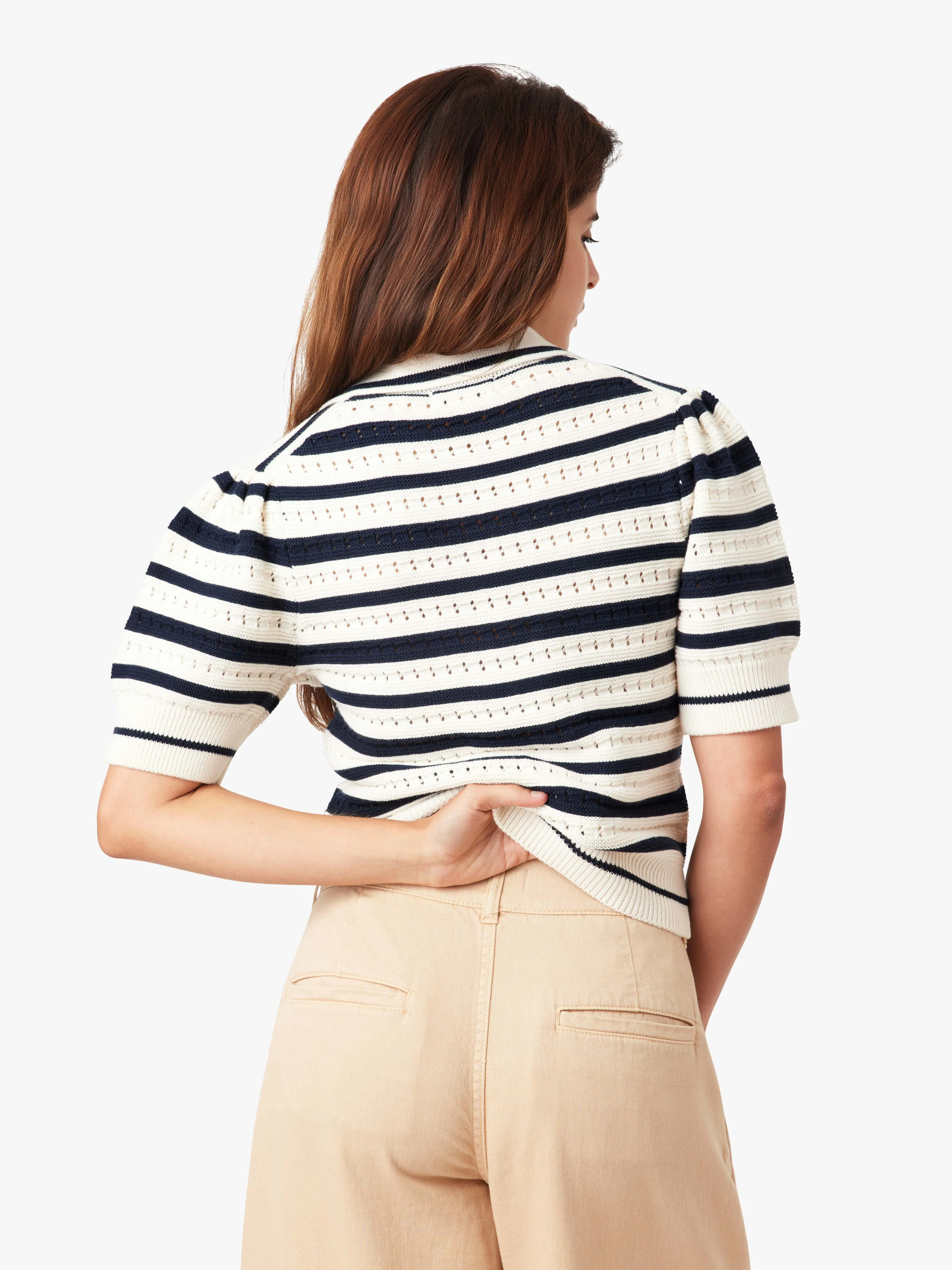 Striped Polo Sweater sold by Habitual product image thumbnail 3