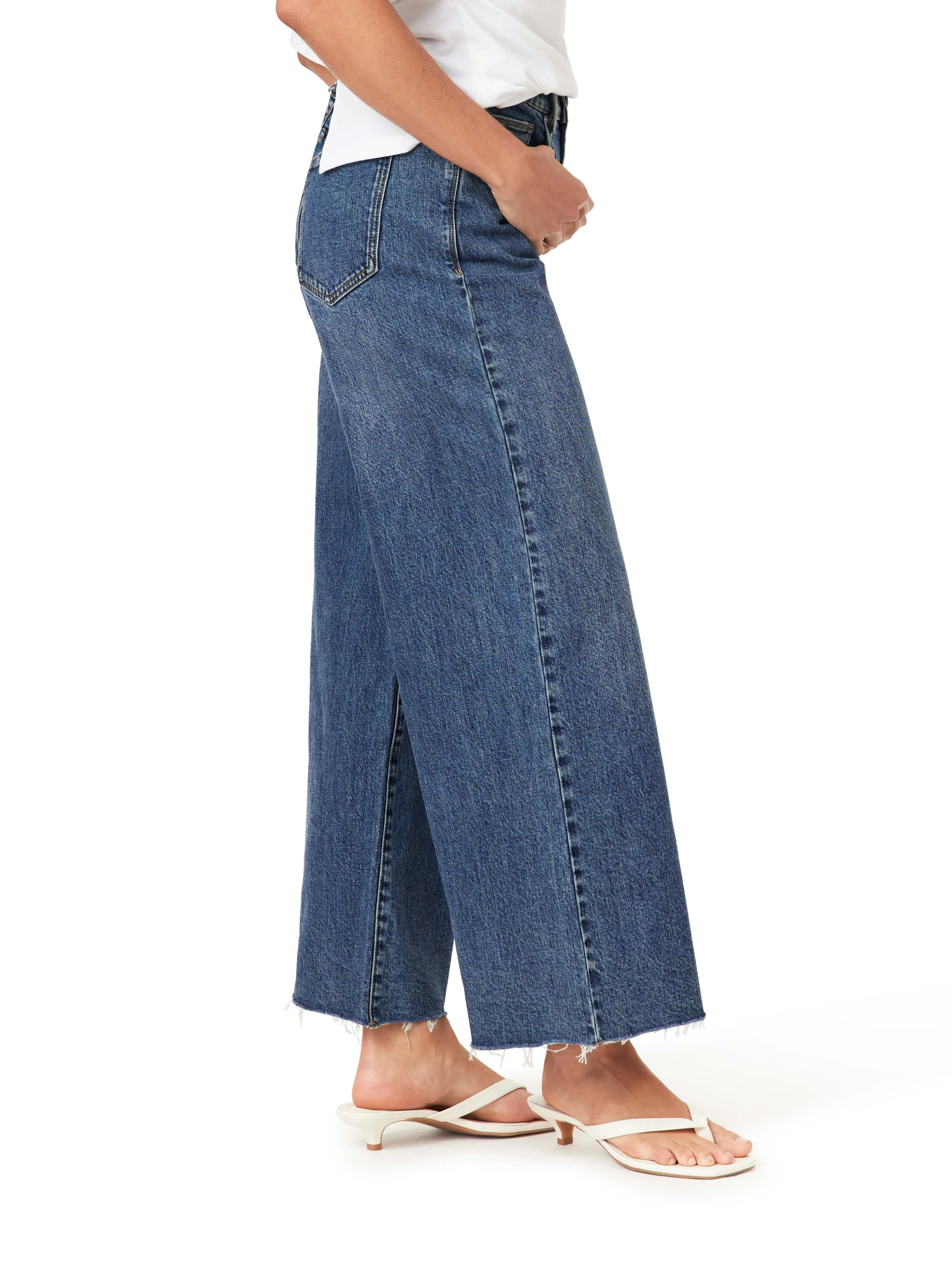 Denver Wide Leg Crop Jeans sold by Habitual product image thumbnail 4