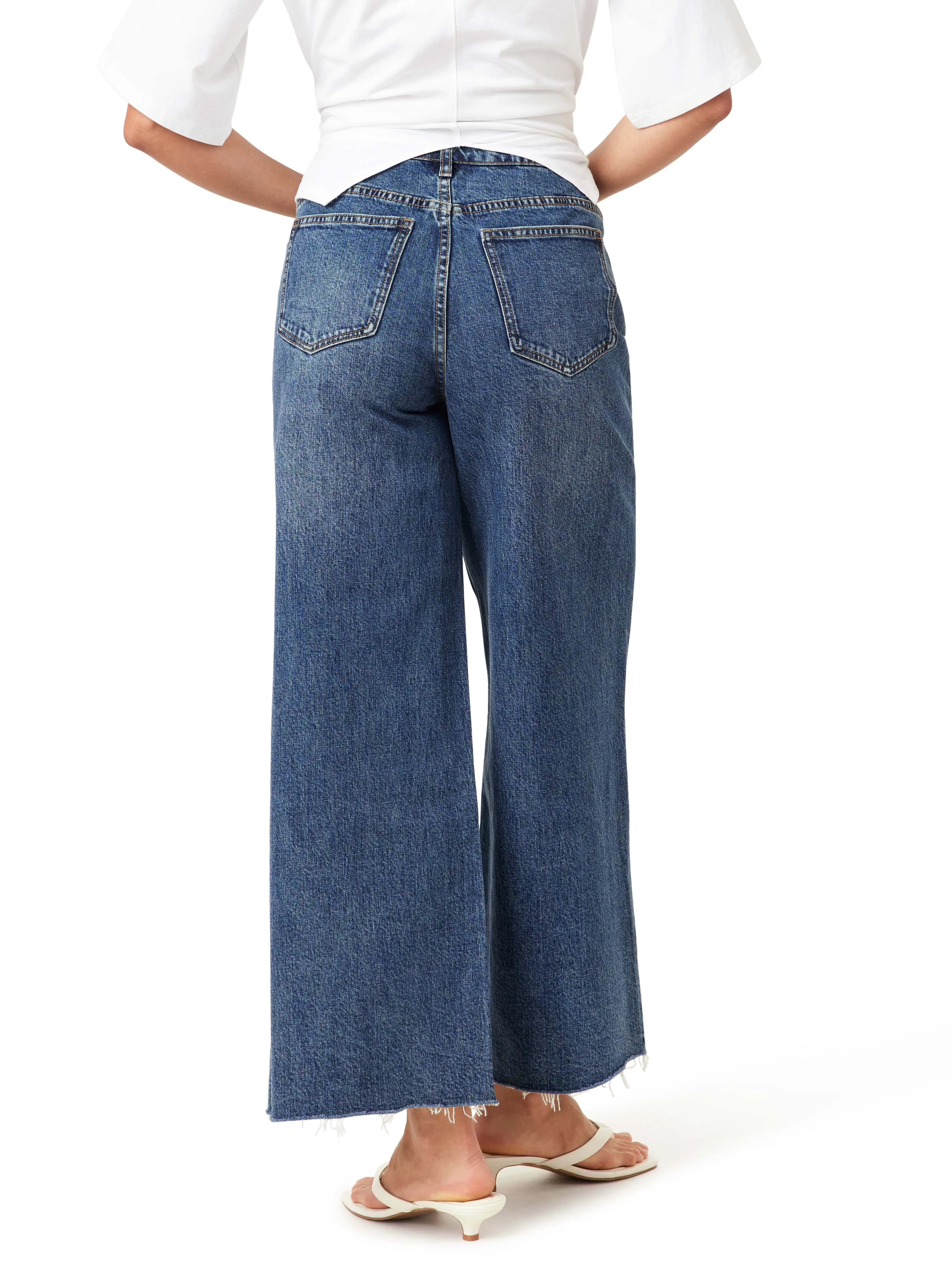 Denver Wide Leg Crop Jeans sold by Habitual product image thumbnail 5