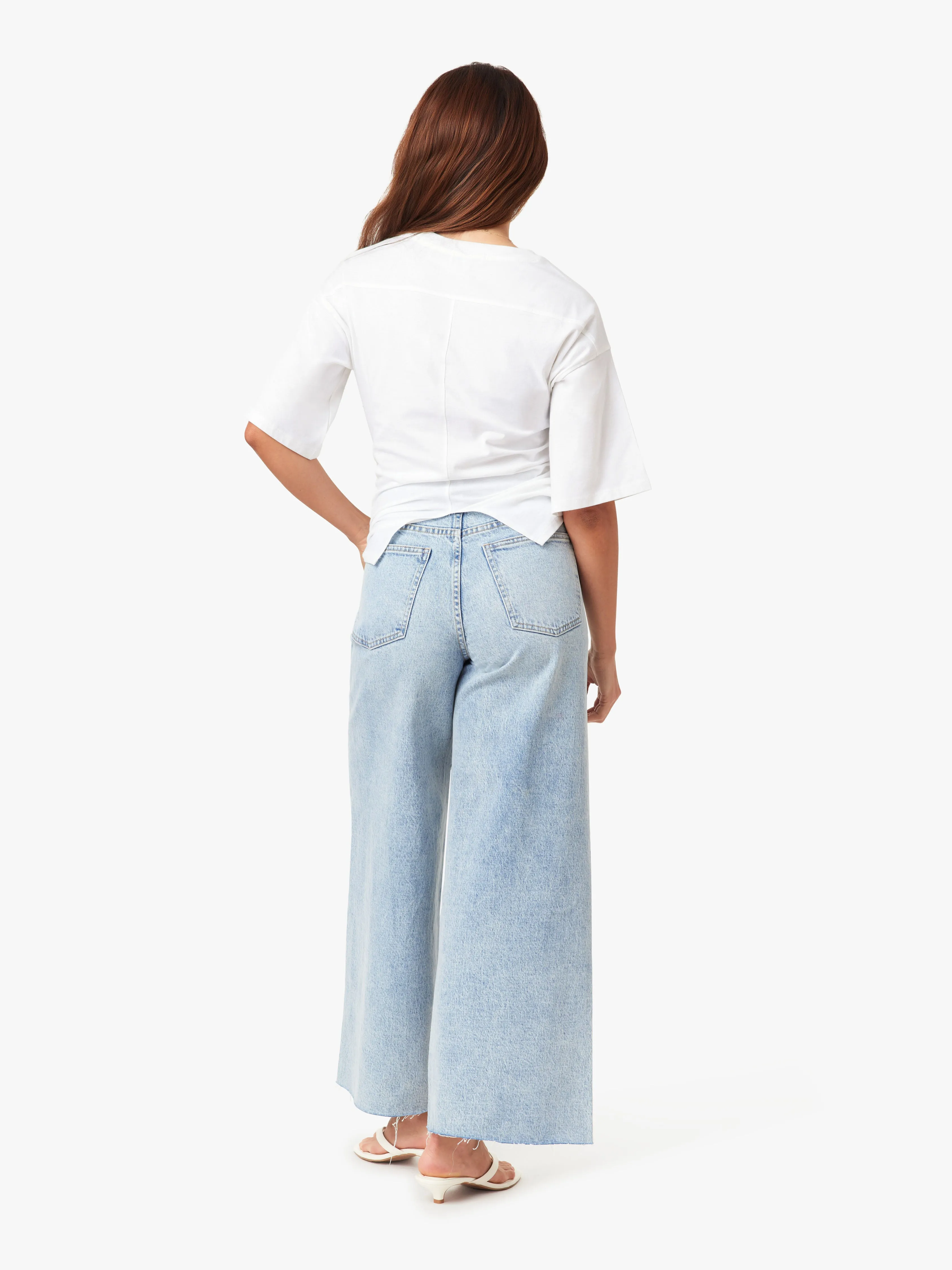 Denver Wide Leg Crop Jeans sold by Habitual product image thumbnail 3