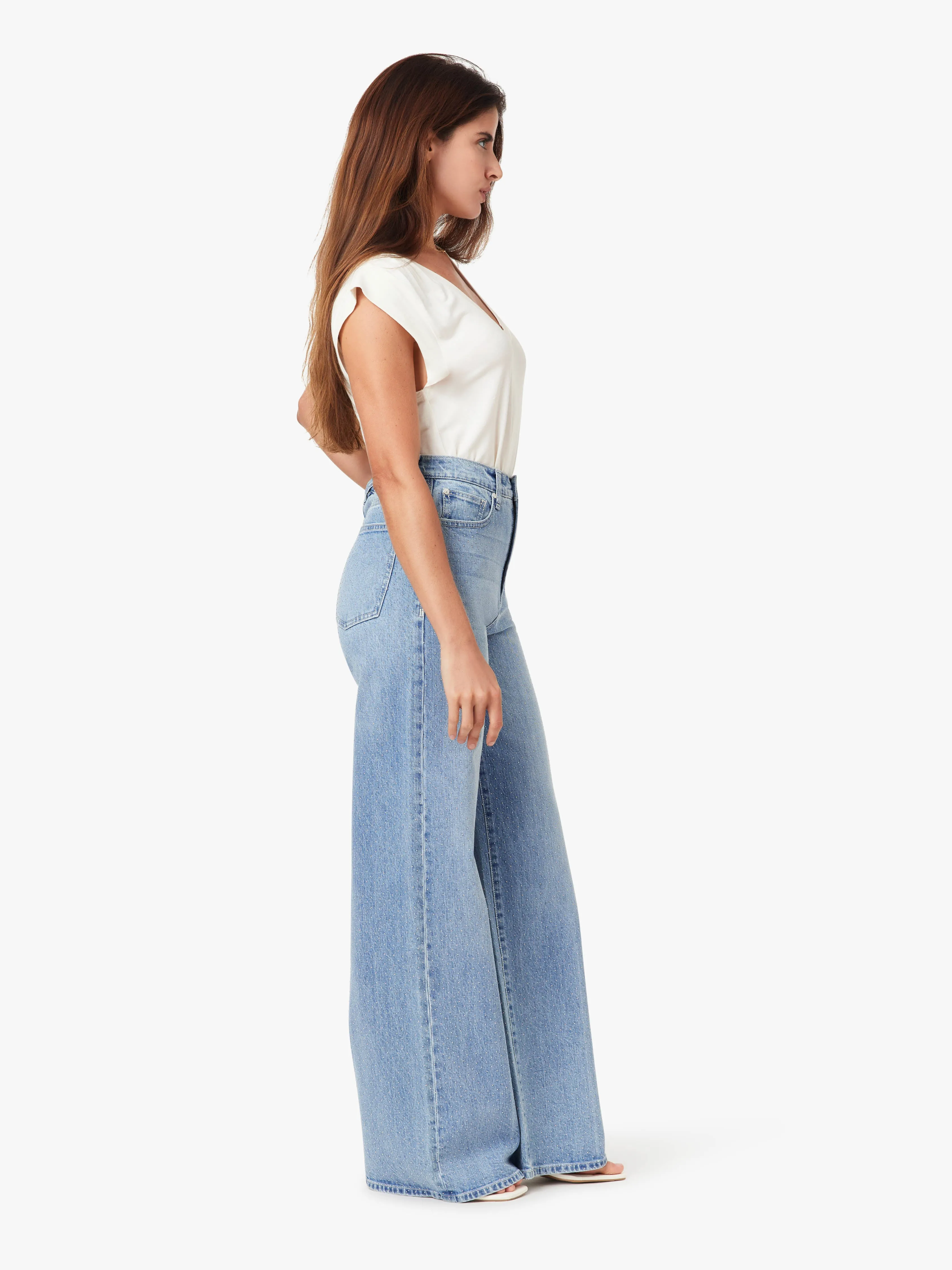 Gemma Micro Stud Wide Leg Slouch sold by Habitual product image thumbnail 2