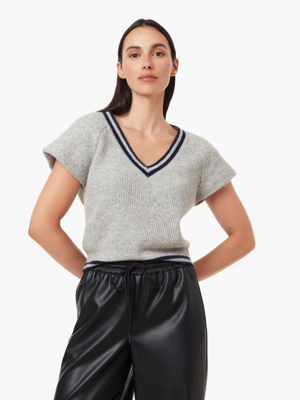 Ribbed Sweater Vest made by Habitual