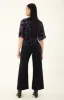 Delyse Velvet Burnout Keyhole Top sold by Hale Bob