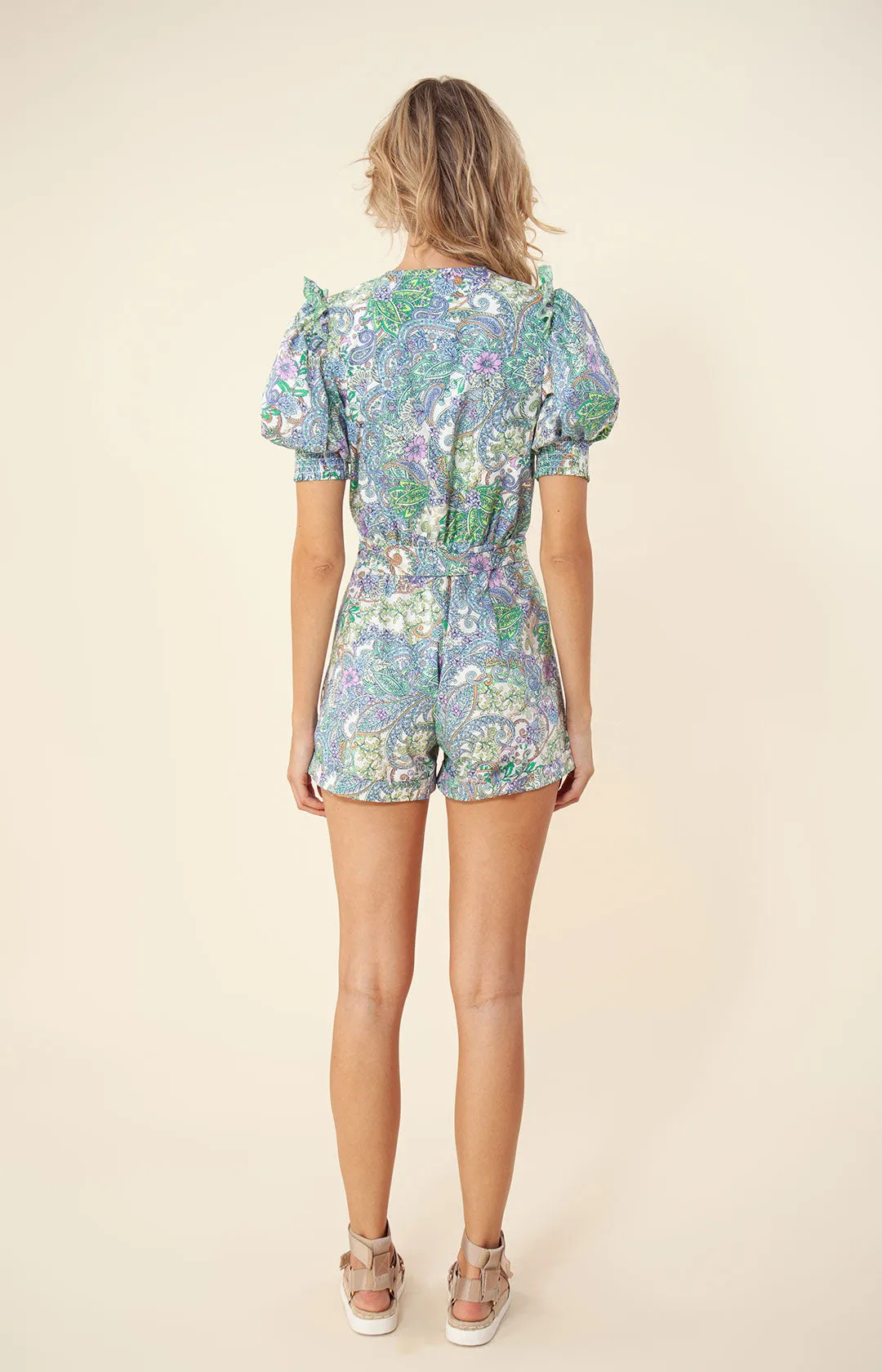 Oriena Poplin Romper sold by Hale Bob product image thumbnail 2