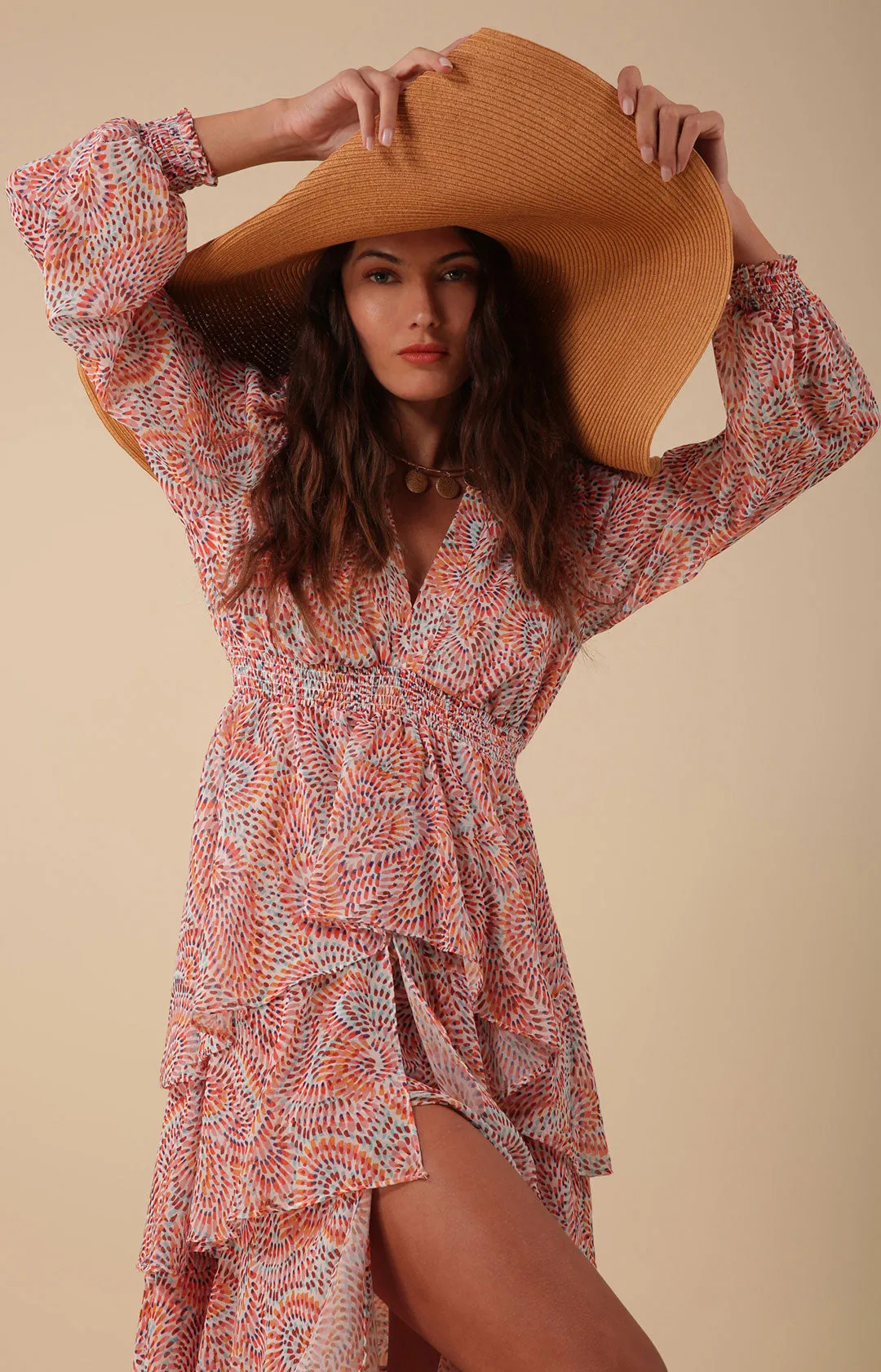 Amaya Tiered Dress sold by Hale Bob product image thumbnail 5