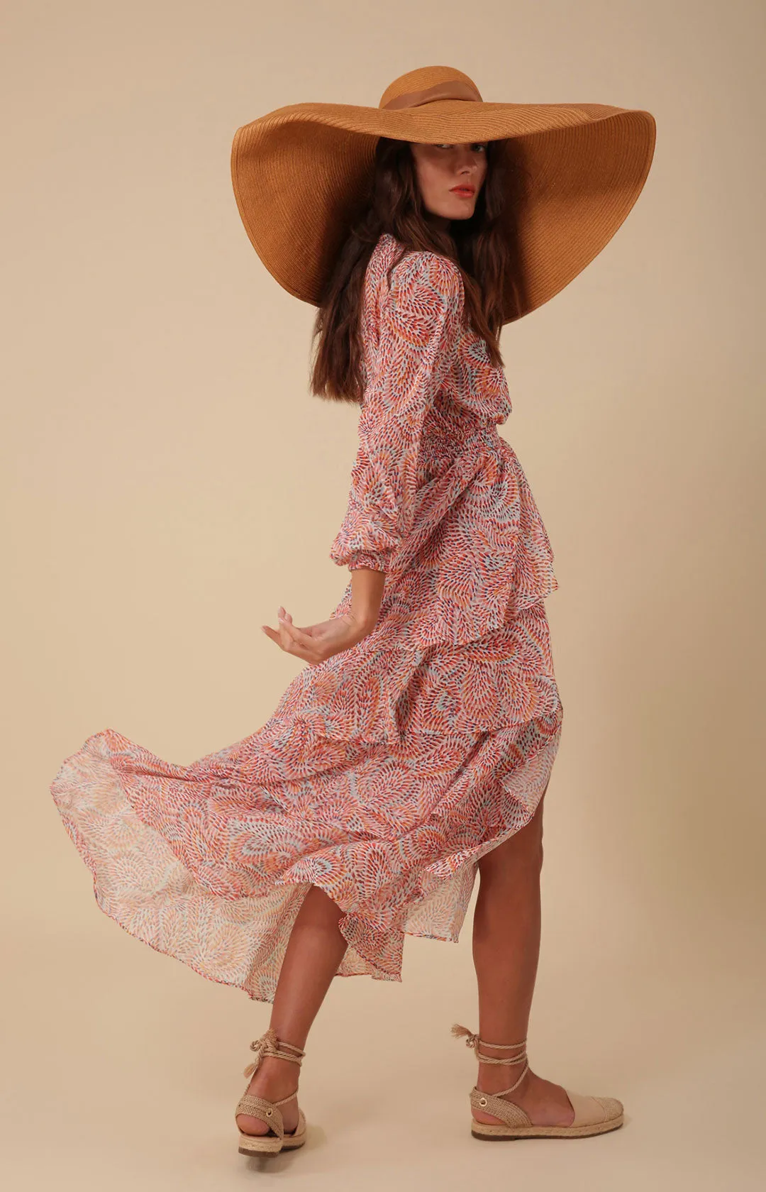 Amaya Tiered Dress sold by Hale Bob product image thumbnail 3