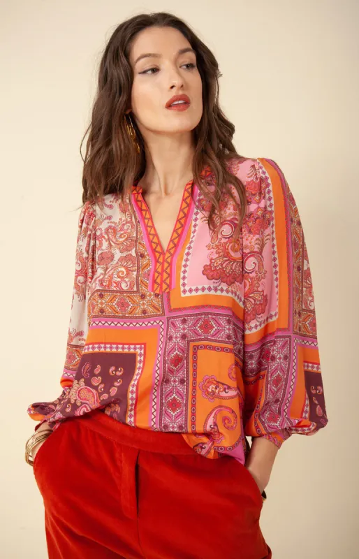 Louise Silk Top sold by Hale Bob