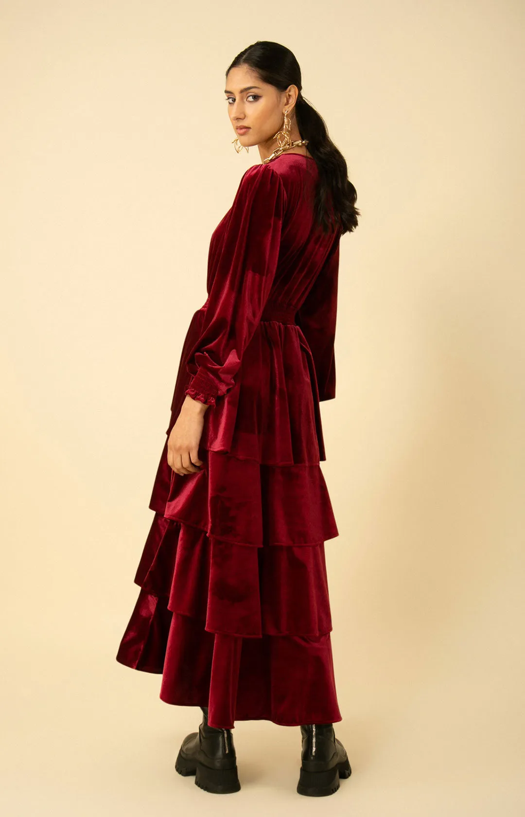 Eleanor Velvet Maxi Dress sold by Hale Bob product image thumbnail 2