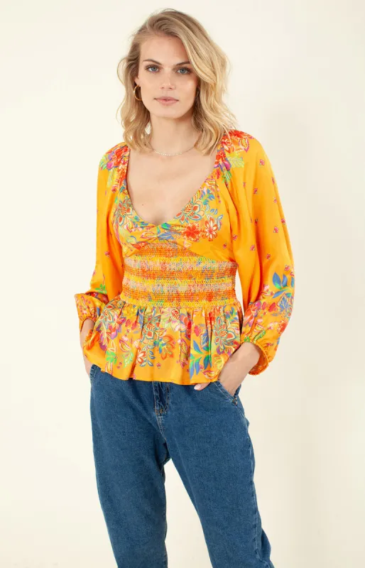 Isla Silk Top sold by Hale Bob