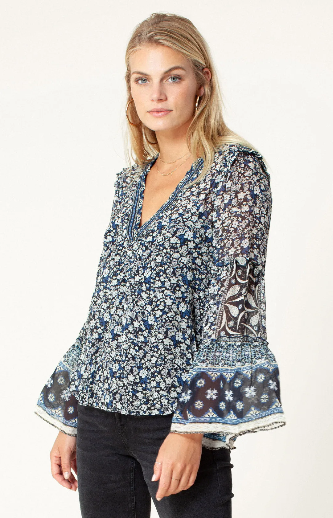 Amanda Silk Top sold by Hale Bob