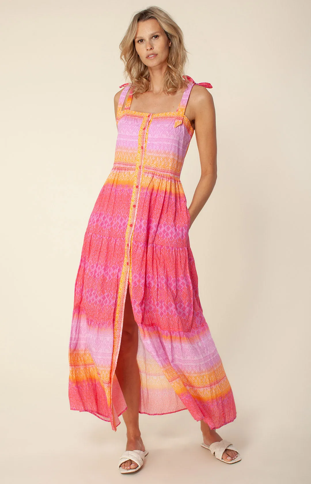 Pearl Voile Maxi Dress sold by Hale Bob product image thumbnail 2