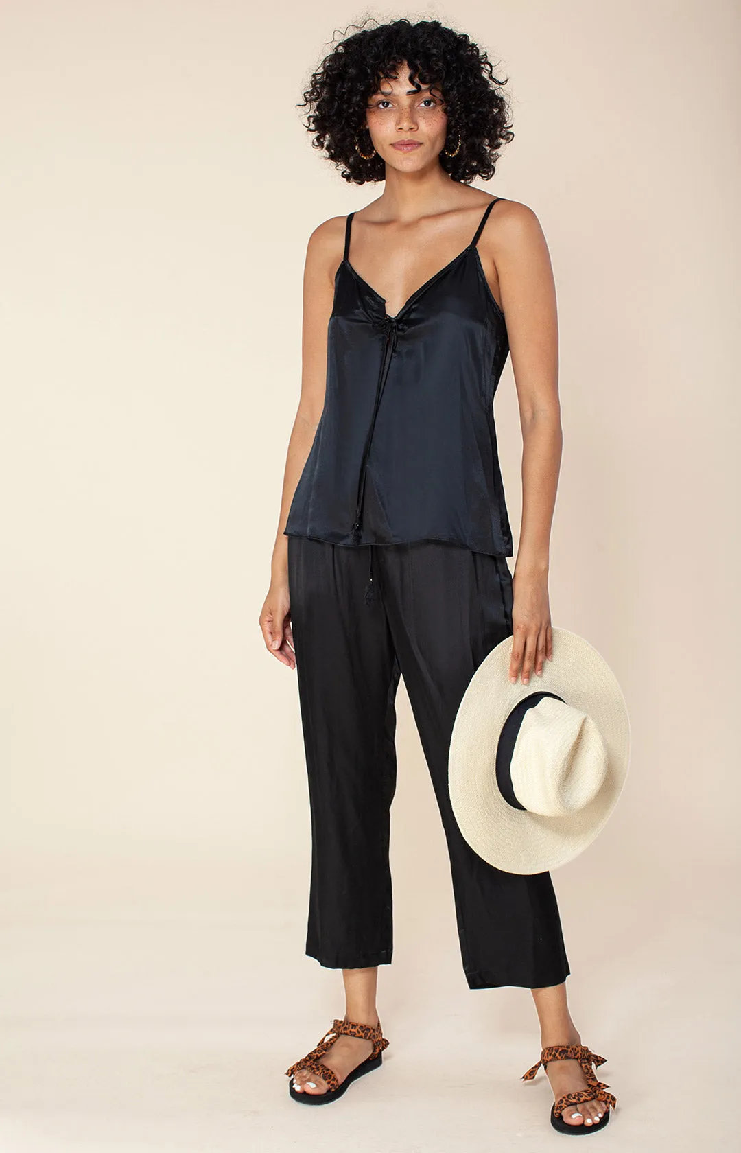 Marlo Solid Silk Cami sold by Hale Bob product image thumbnail 4